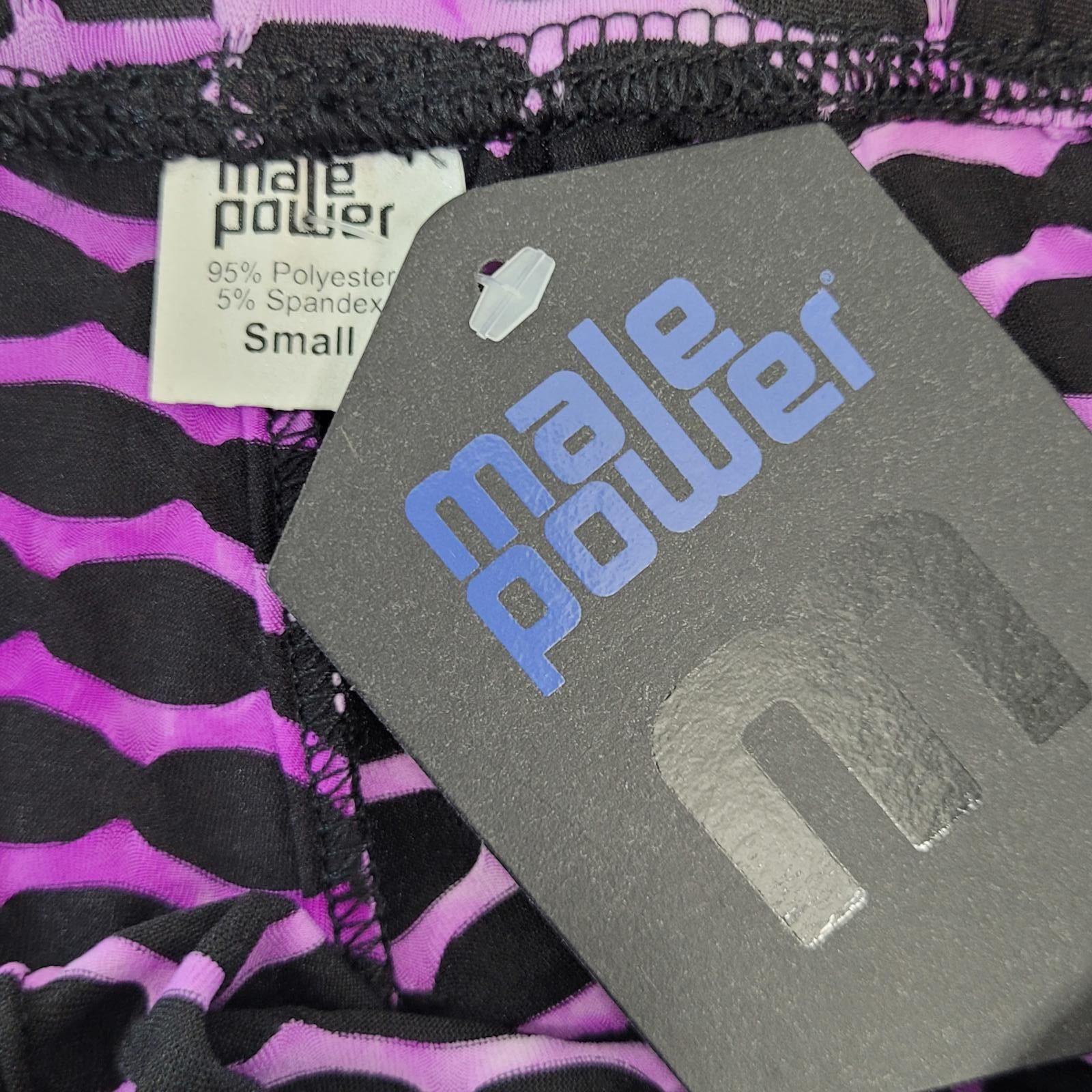 Other MALE POWER Men’s Small Boxer Briefs Purple Black – NEW Size 26 - 3 Thumbnail