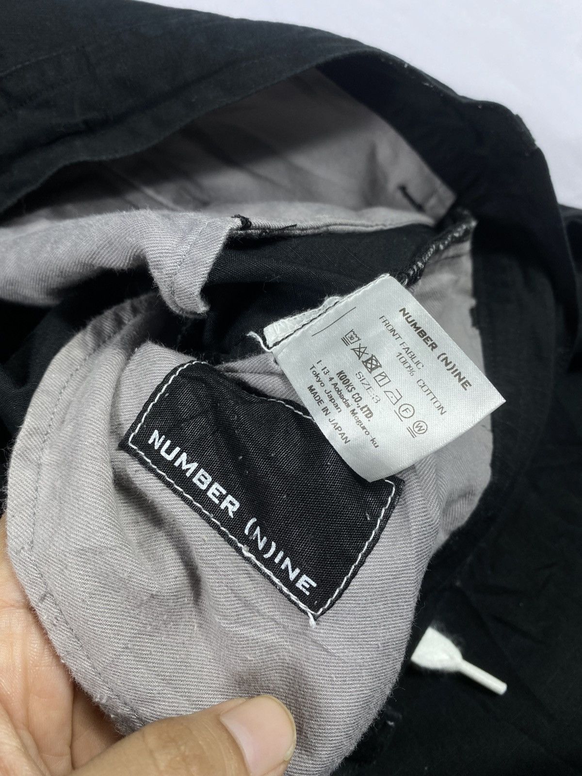 Number (N)ine Number(N)ine Black Pants Size US 30 / EU 46 - 4 Thumbnail