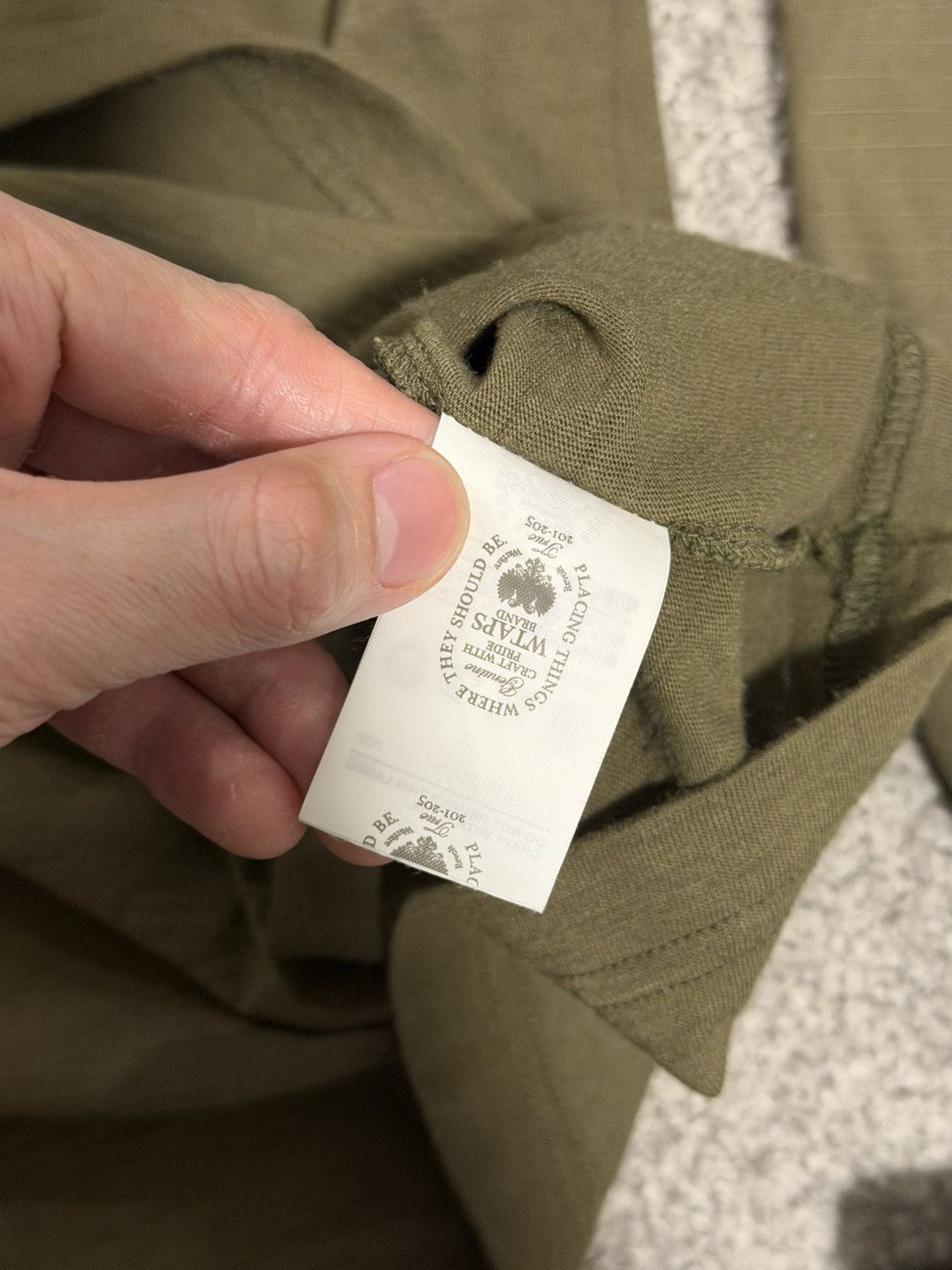 Wtaps WTAPS Tactical Shirt Olive Size L Size US L / EU 52-54 / 3 - 5 Thumbnail