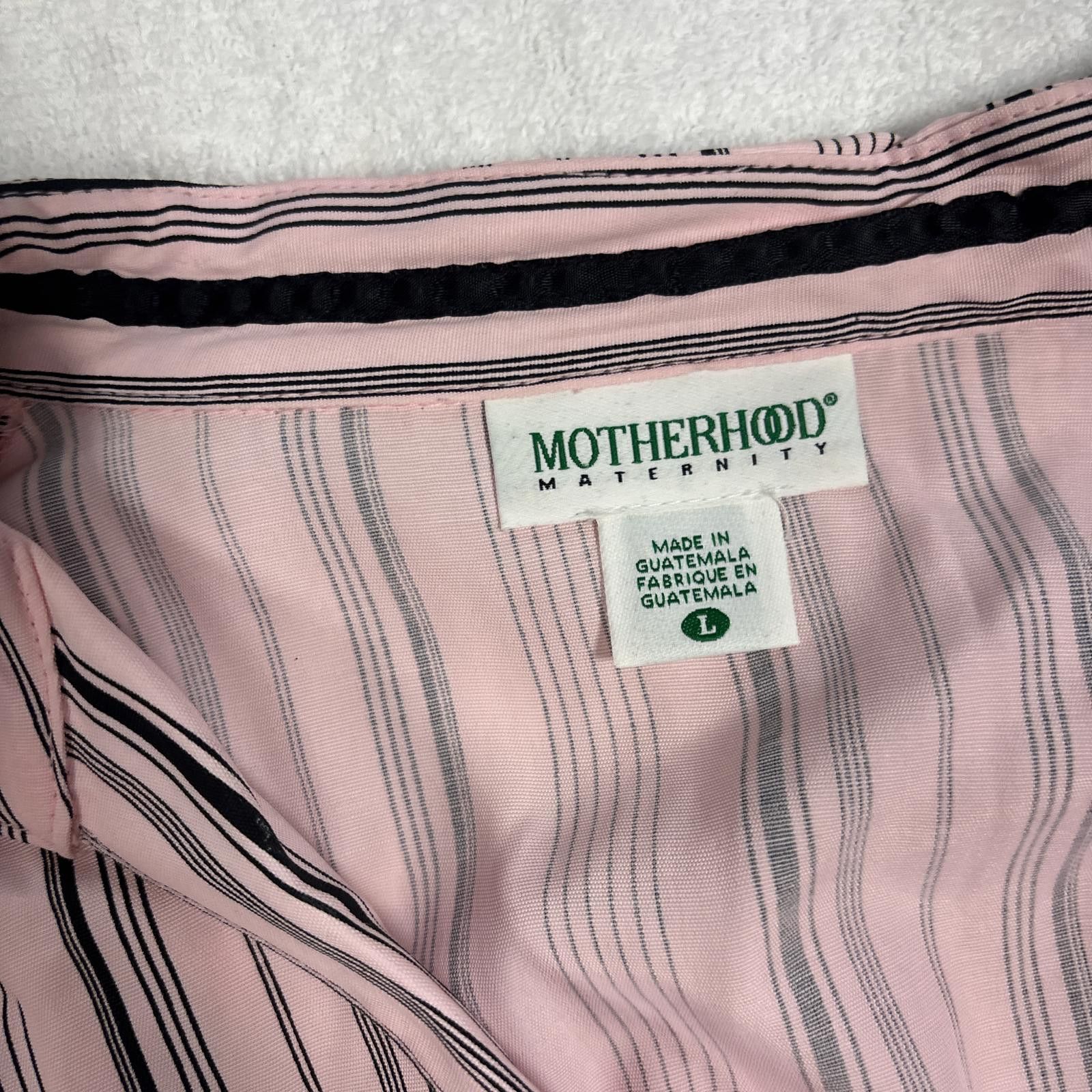 Other y2k pink striped coquette tie back blouse Size L / US 10 / IT 46 - 6 Thumbnail