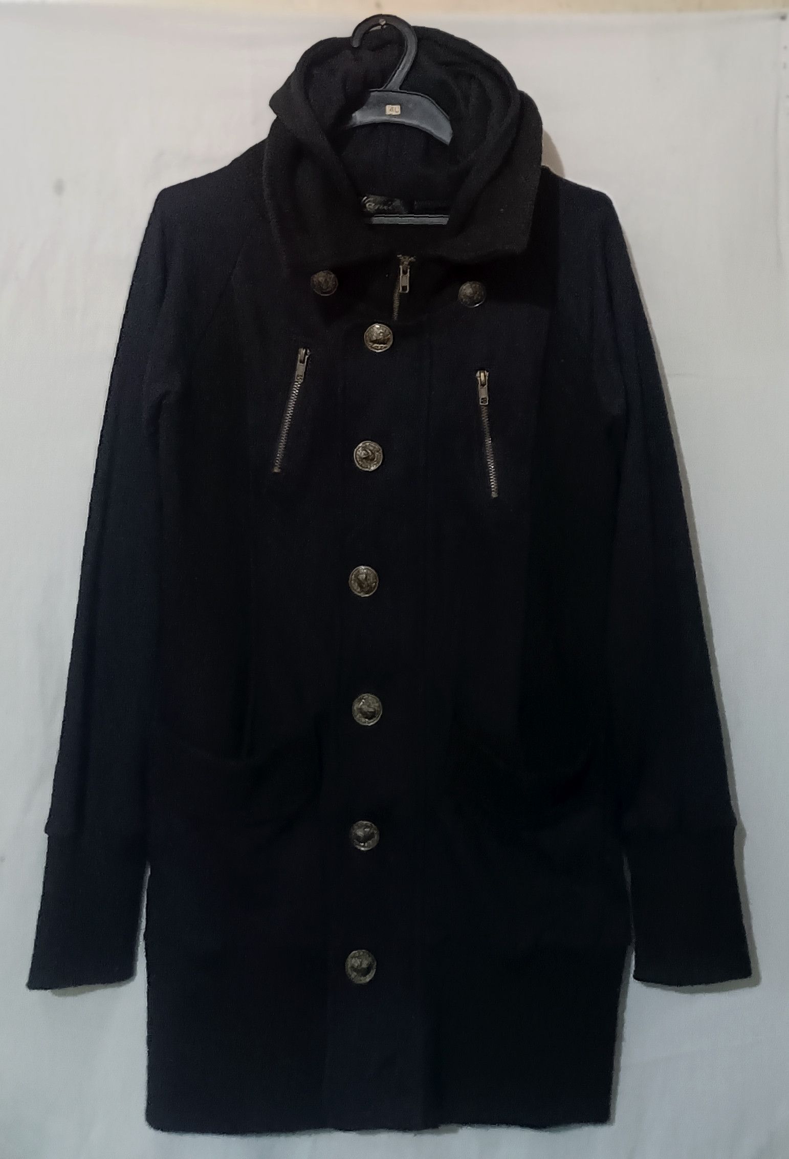 14th Addiction × Japanese Brand × Le Grande Bleu (L.G.B.) BONO TRIBAL D STUDDED FULL ZIPPER HOODIE GOA STYLE Size M / US 6-8 / IT 42-44 - 3 Thumbnail