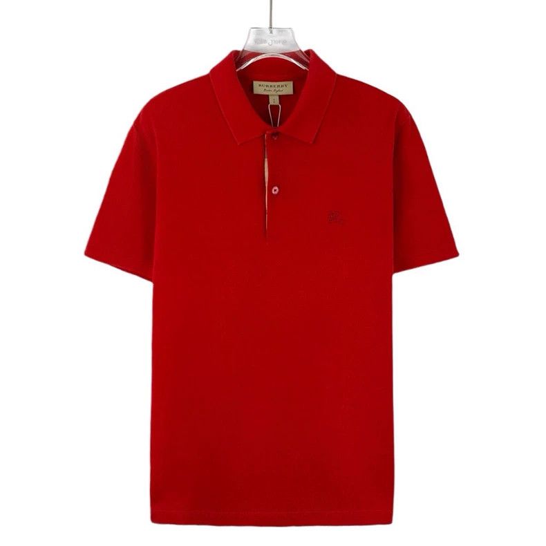 Burberry Burberry Red Equestrian Embroidered Polo-yf Size US S / EU 44-46 / 1 - 1 Thumbnail