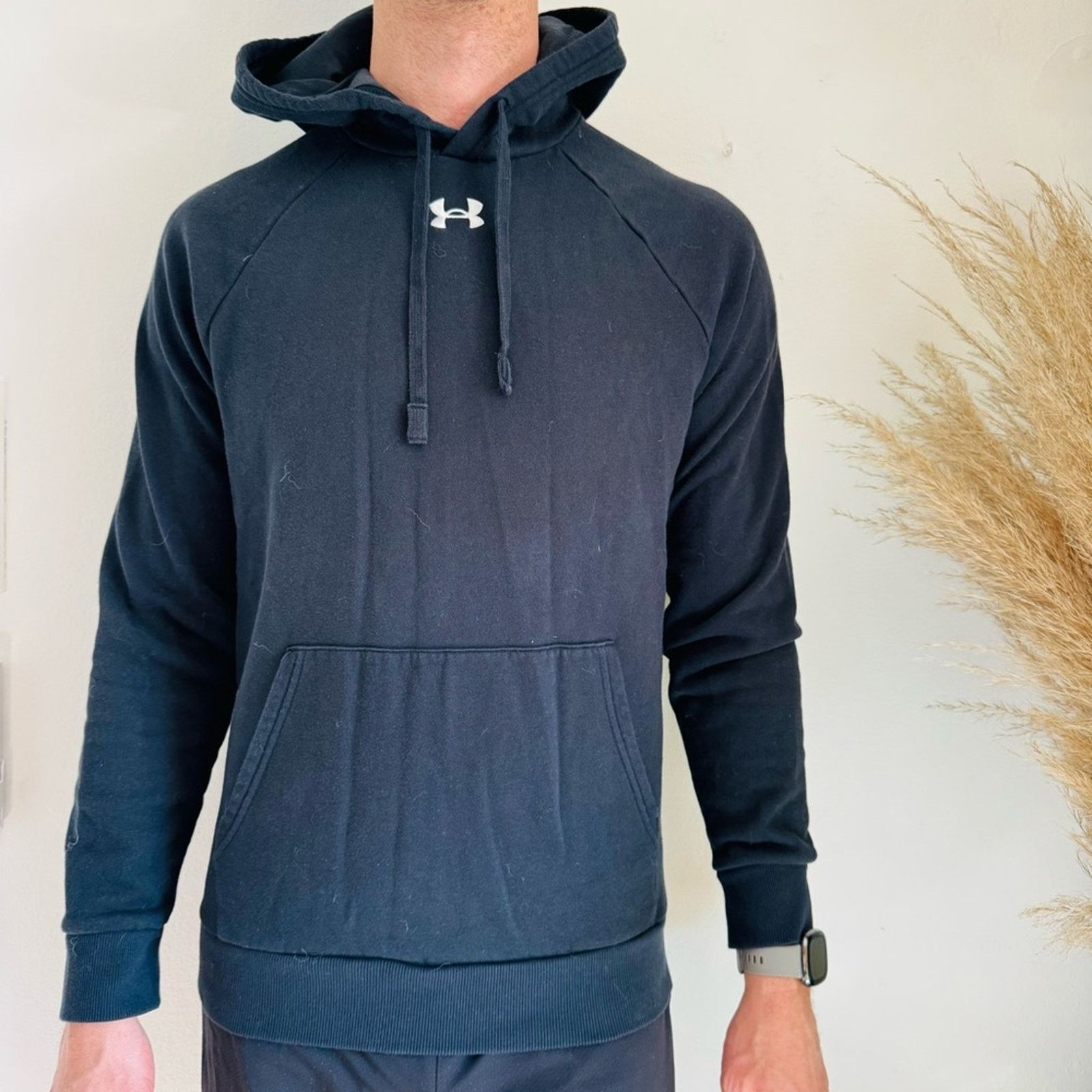 Champion CHAMPION Black White Logo Hoodie Pullover Sweatshirt $70 Size US S / EU 44-46 / 1 - 11 Thumbnail