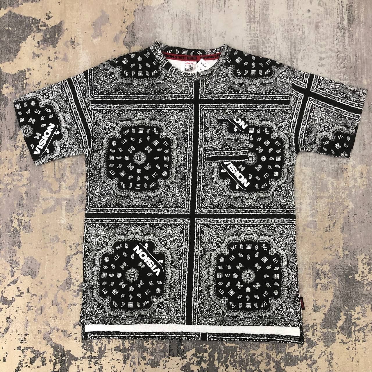 Rap Tees × Vision Streetwear T501 VISION STREETWEAR BANDANA TEE Size US M / EU 48-50 / 2 - 1 Thumbnail