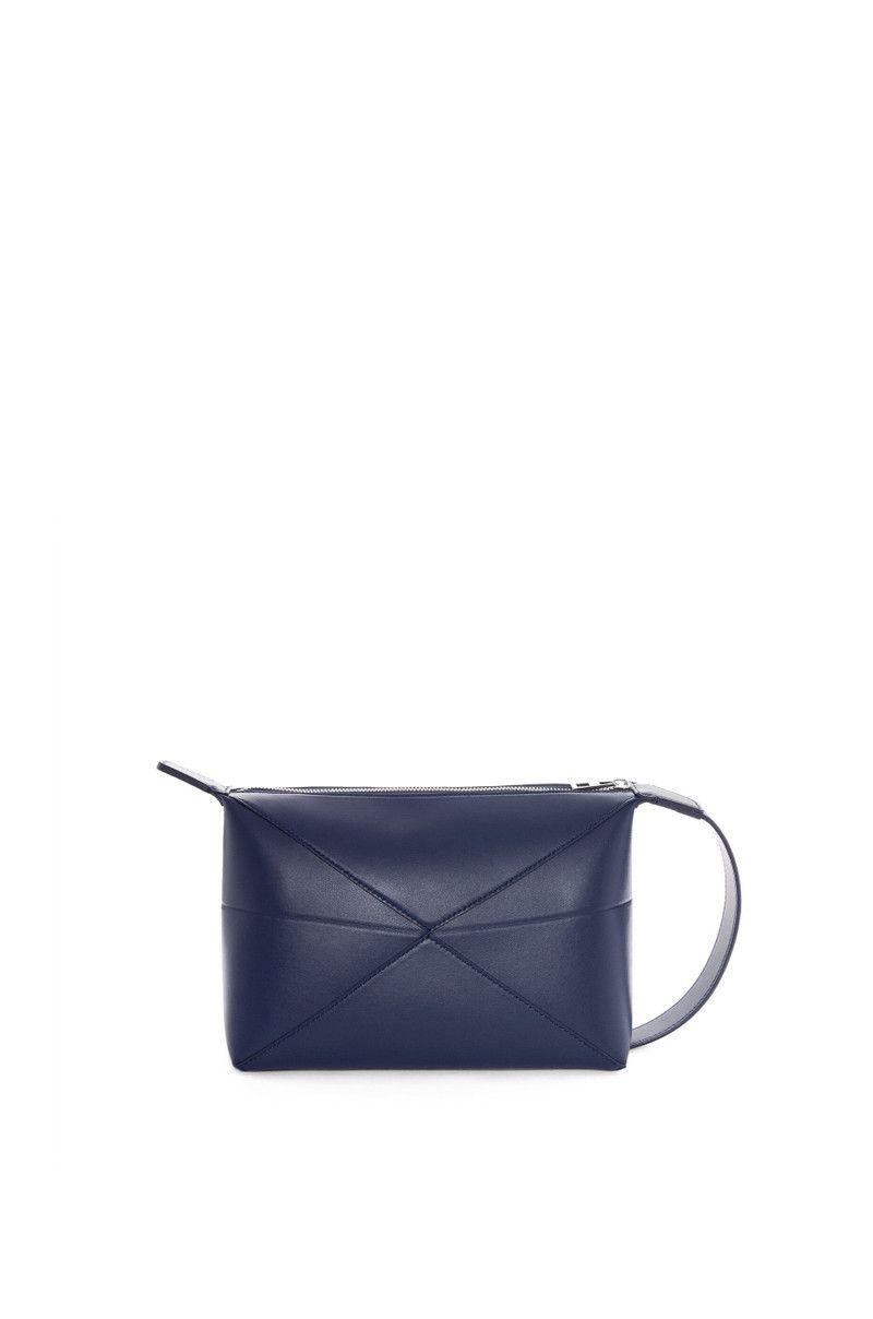 Loewe o1in1g0426 Size: OS/ Puzzle Fold Wash Bag in Abyss Blue Size ONE SIZE - 4 Thumbnail