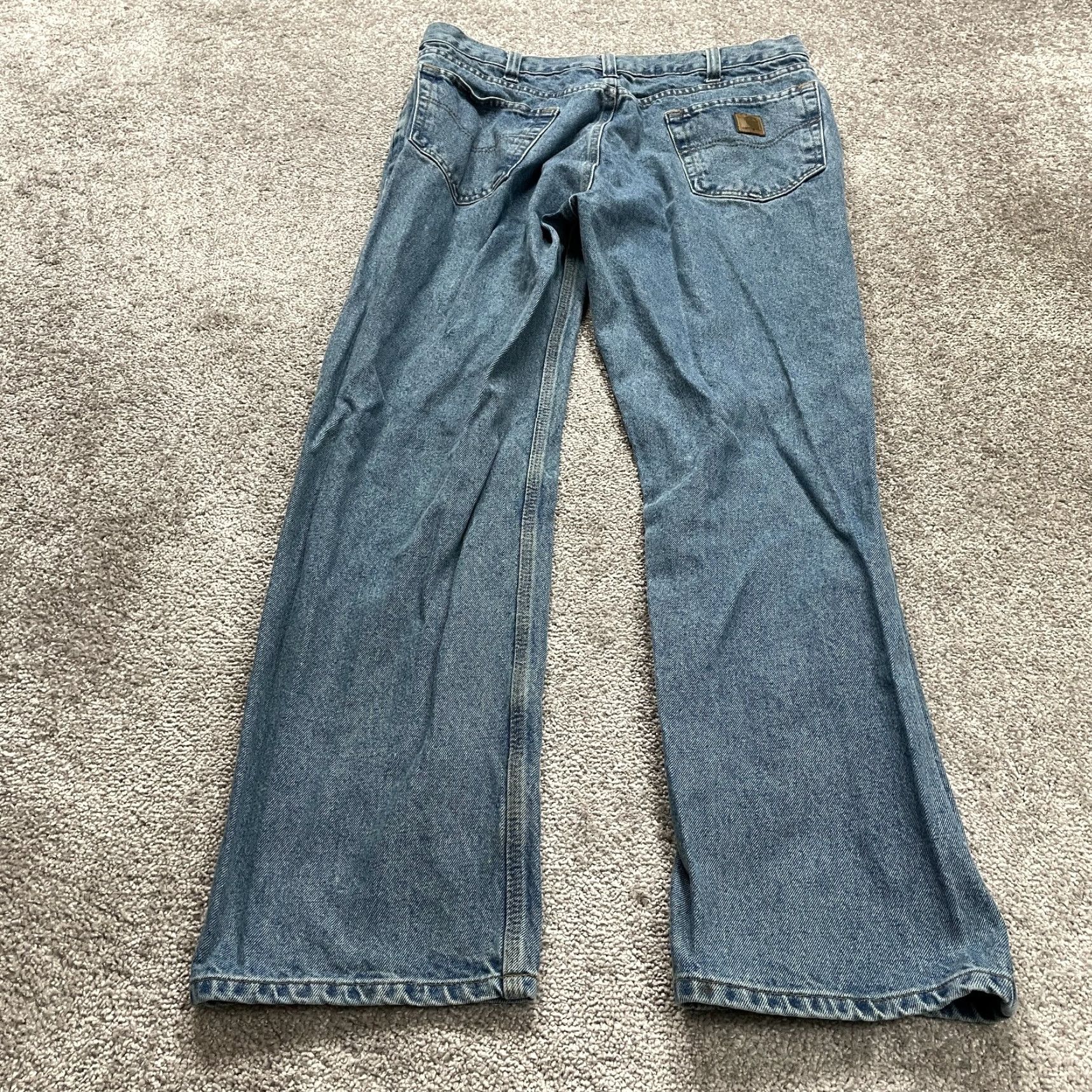 Carhartt VINTAGE Carhartt Relaxed Fit Denim Jeans Men’s 36x30 Blue Medium Wash Straight Leg Cotton Size US 36 / EU 52 - 2 Thumbnail