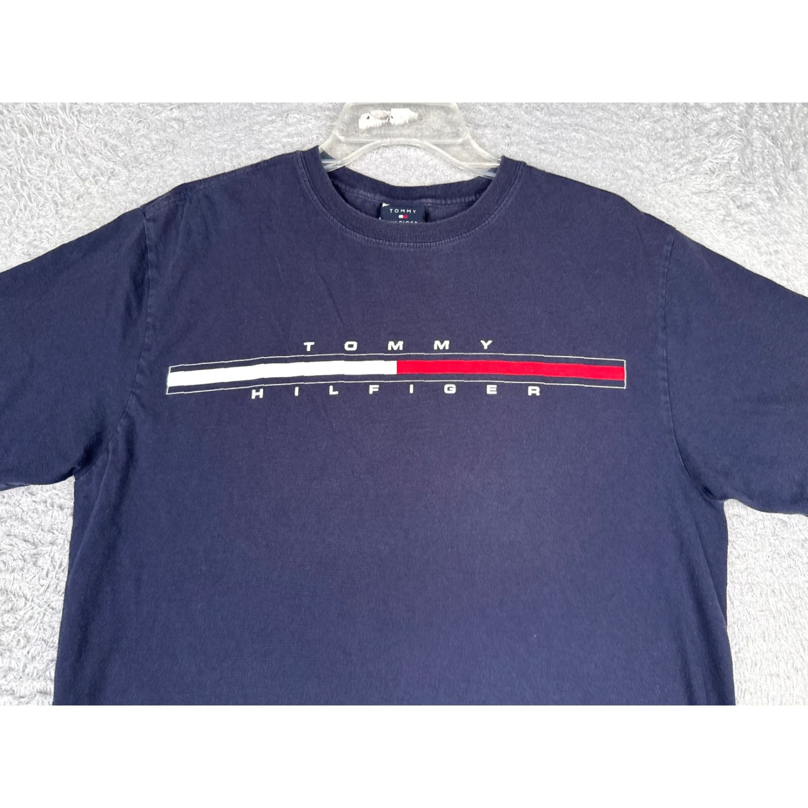 Tommy Hilfiger Tommy Hilfiger Shirt Adult Small Blue Short Sleeve Crew Neck 100% Cotton Logo Tommy Jeans Men T-Shirt... Size US S / EU 44-46 / 1 - 4 Thumbnail
