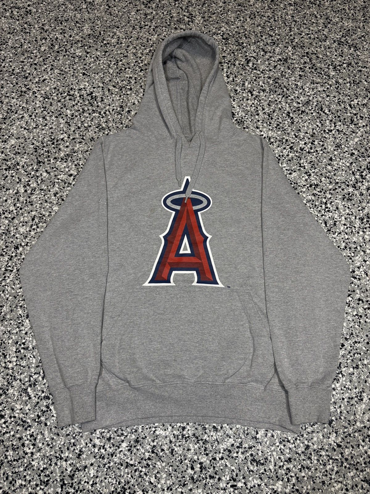 MLB Vintage 2010s Stiches Anaheim Angels Grey Hoodie Size S 0592 Size US S / EU 44-46 / 1 - 1 Thumbnail