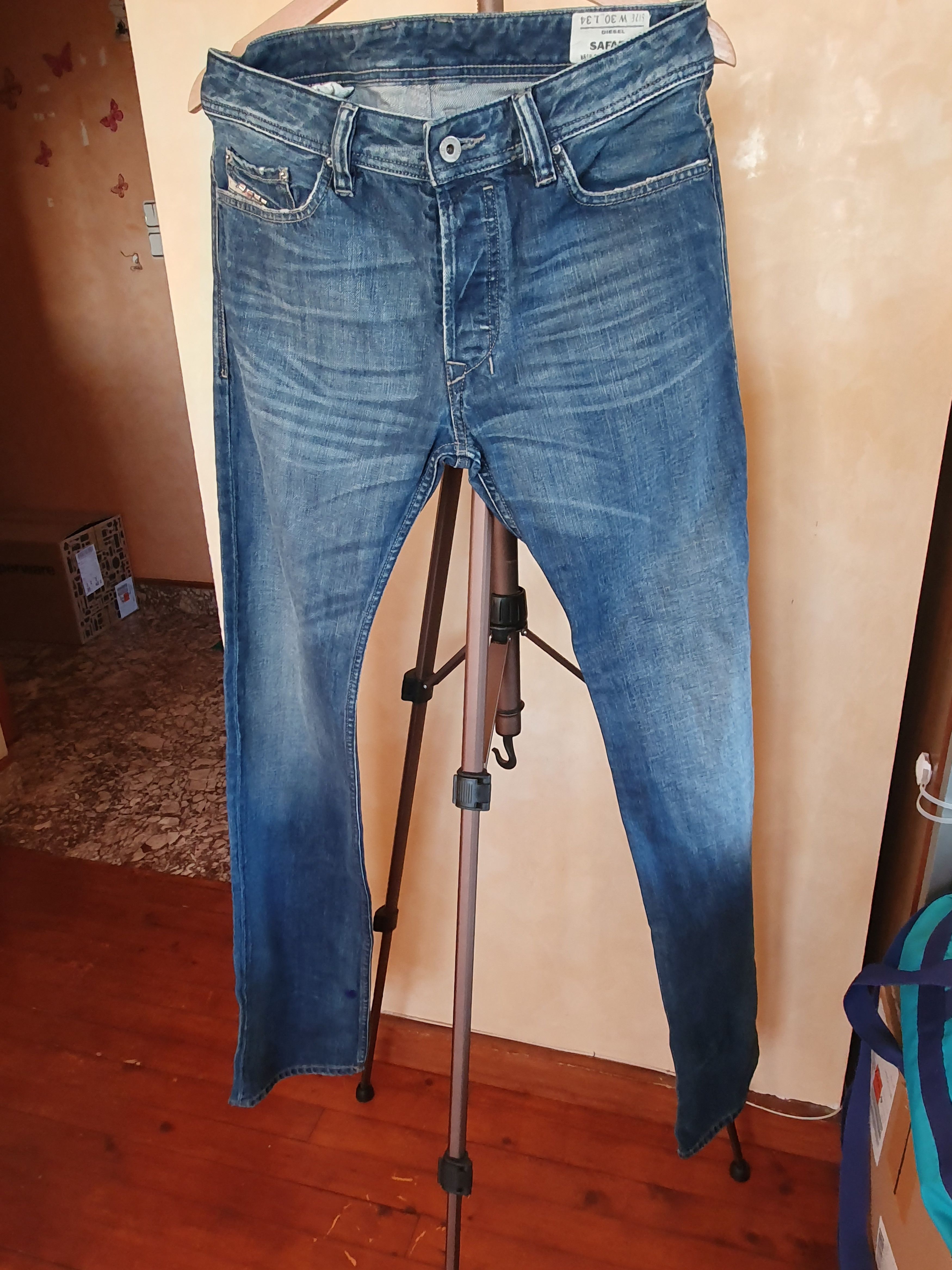Diesel Diesel Safado Jeans Wash 008XR sz 30x34 Size US 30 / EU 46 - 2 Thumbnail