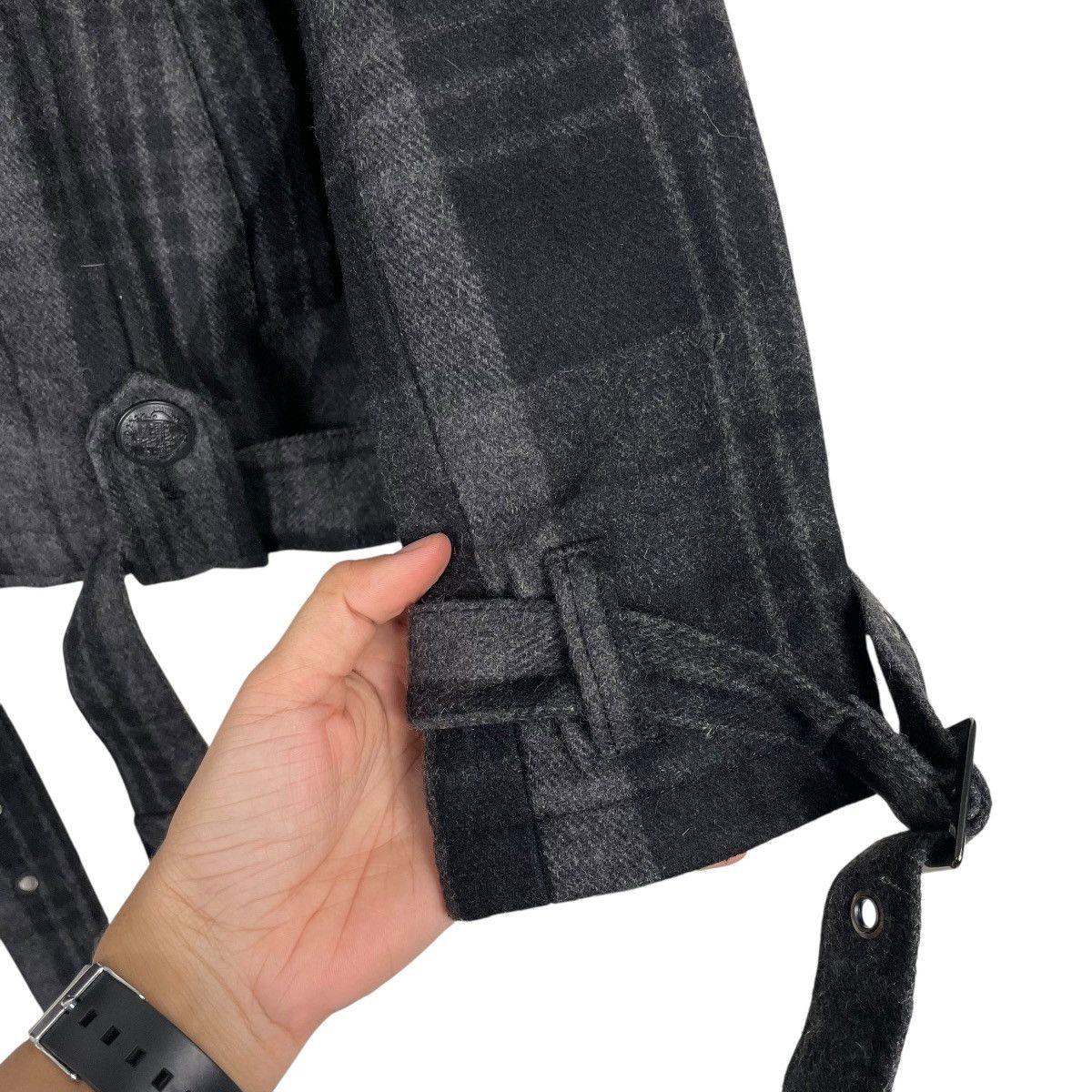 Other Japanese Brand Diviner Tartan Double Breasted Jacket Size US S / EU 44-46 / 1 - 14 Thumbnail