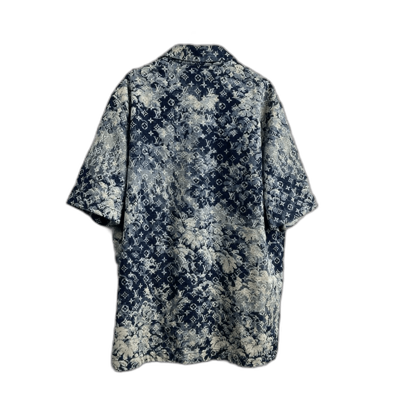 louis vuitton tapestry denim short sleeve-2508