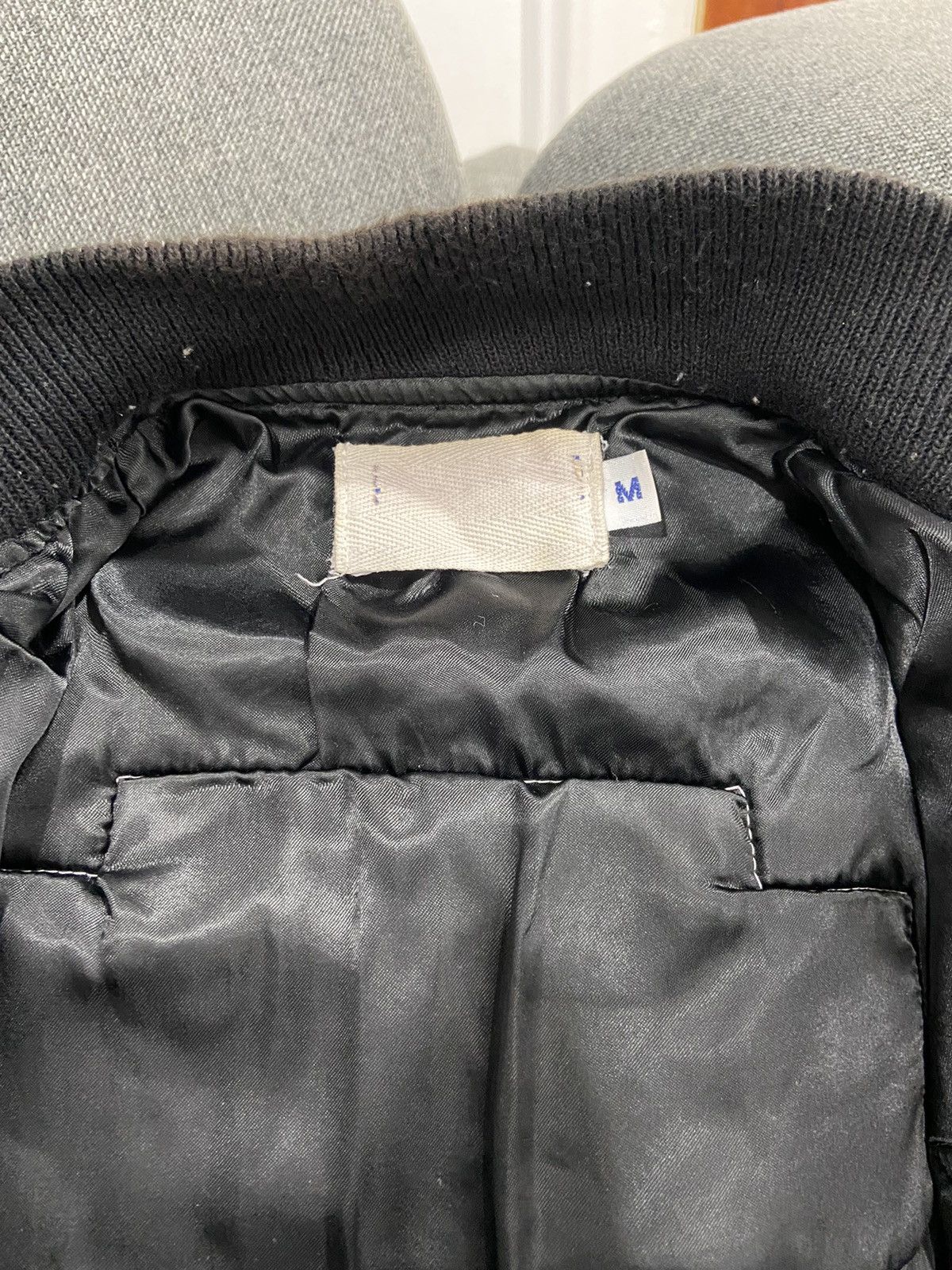 NHL × Vintage Distress Vtg Kings Los Angeles Snap Button Bomber Jacket Size US M / EU 48-50 / 2 - 8 Thumbnail