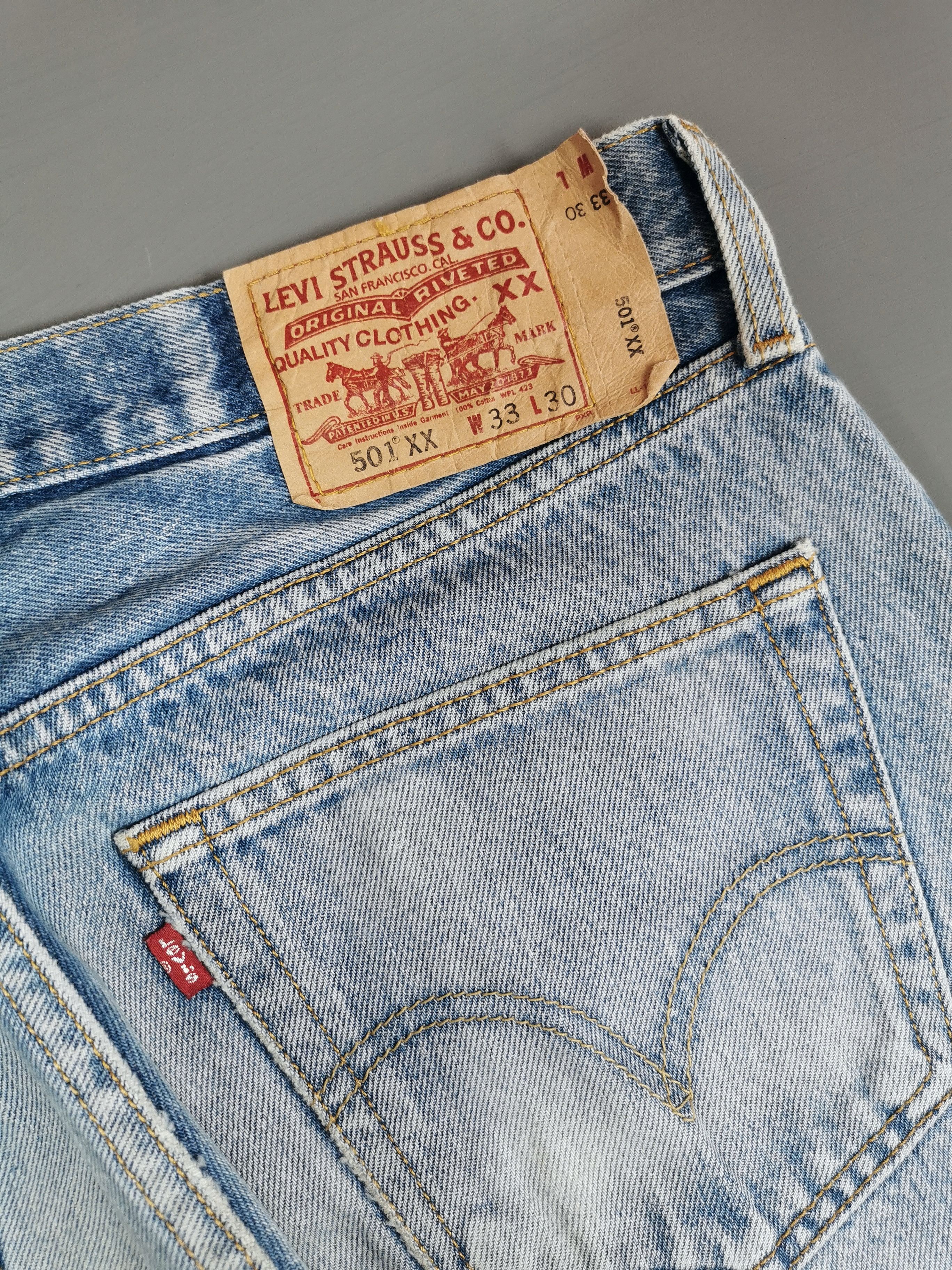 Levi's Vintage Levis 501xx Distressed Jeans Size US 32 / EU 48 - 3 Thumbnail