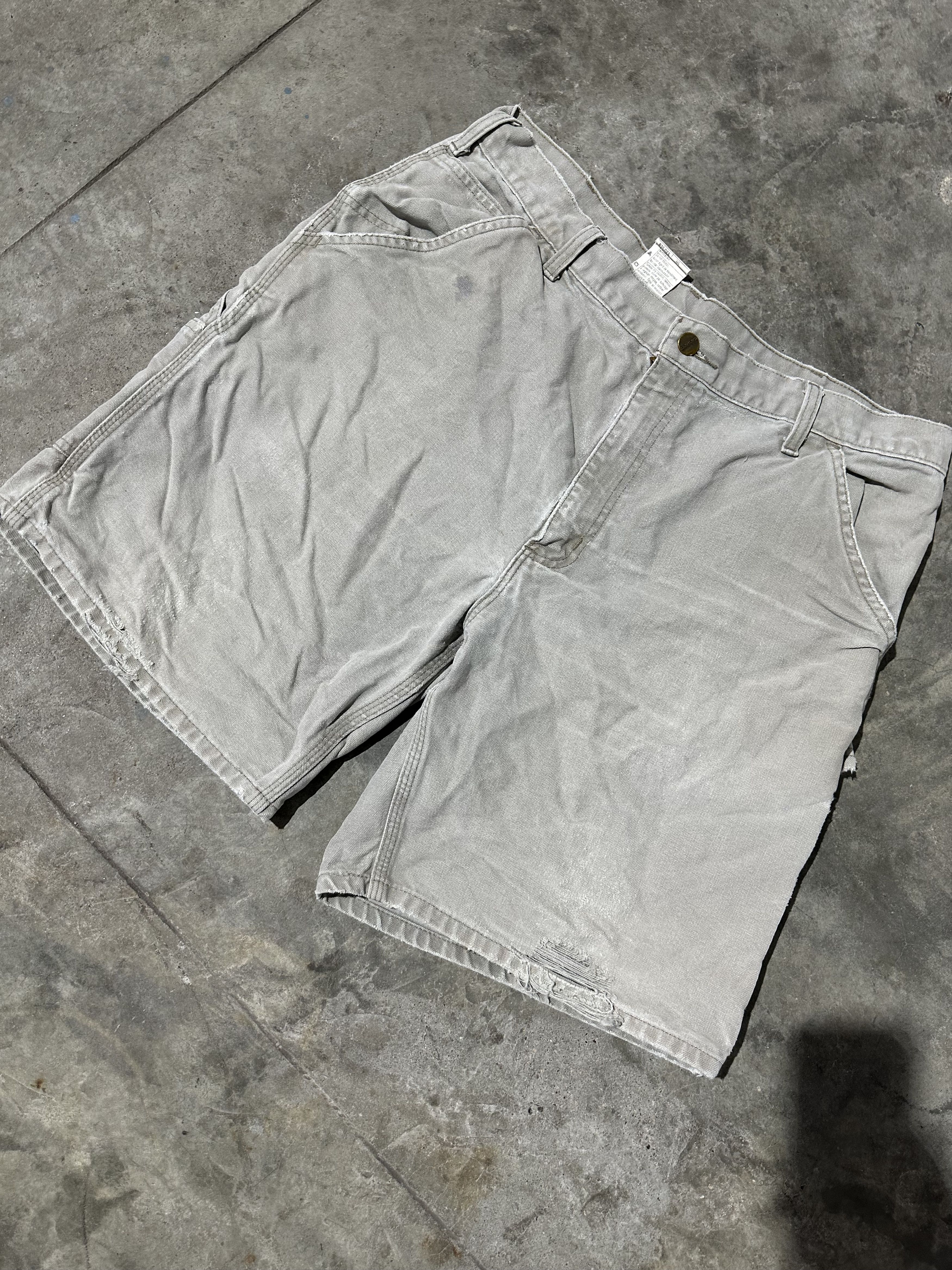 Carhartt 90s Carhartt B25 Double Knee Work Shorts – Faded Size US 36 / EU 52 - 6 Thumbnail