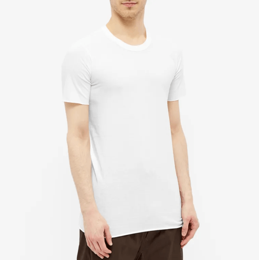 Rick Owens BNWT SS24 RICK OWENS "LIDO" BASIC SS TSHIRT MILK M Size US M / EU 48-50 / 2 - 1 Thumbnail