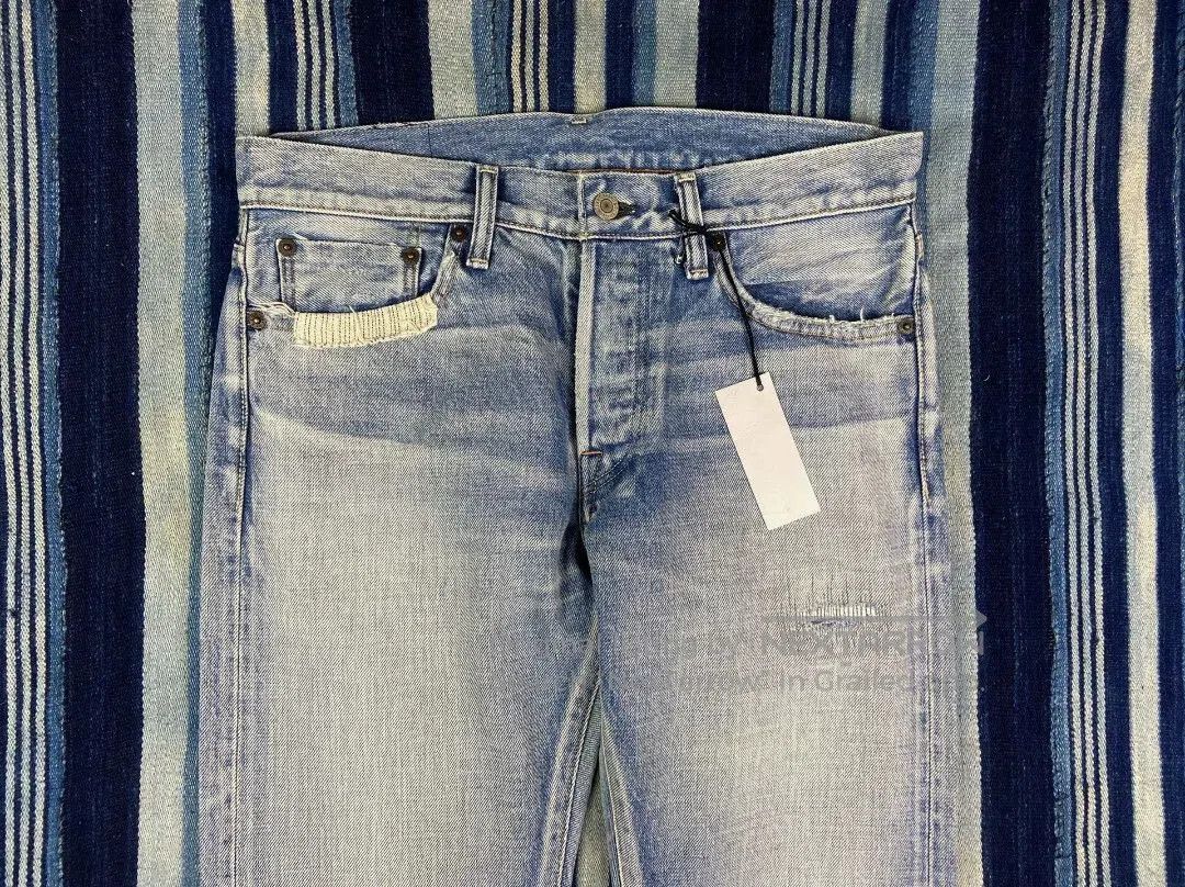 Fabric Brand & Co. distressed raw wash denim jeans by fabric-brand&co. Size US 29 - 3 Thumbnail