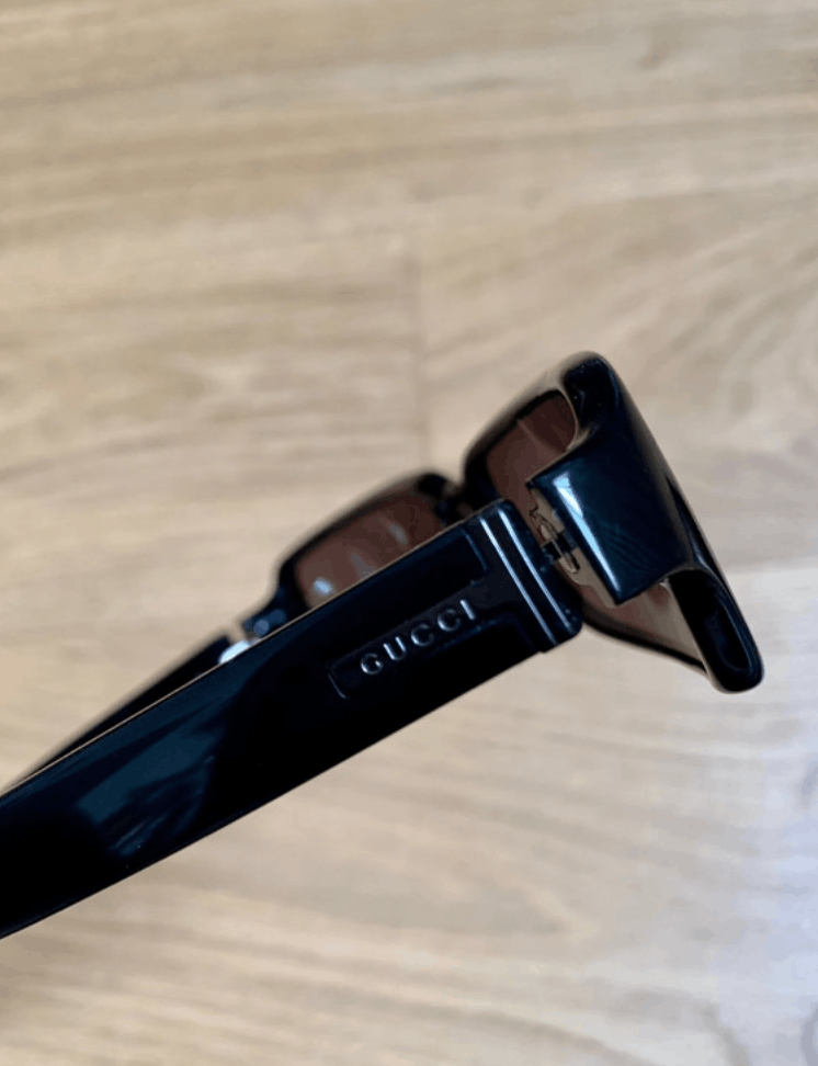 Gucci × Tom Ford × Vintage GUCCI Sunglasses GG1451 Shield Rimless 90s Wrap Vintage Size ONE SIZE - 4 Thumbnail