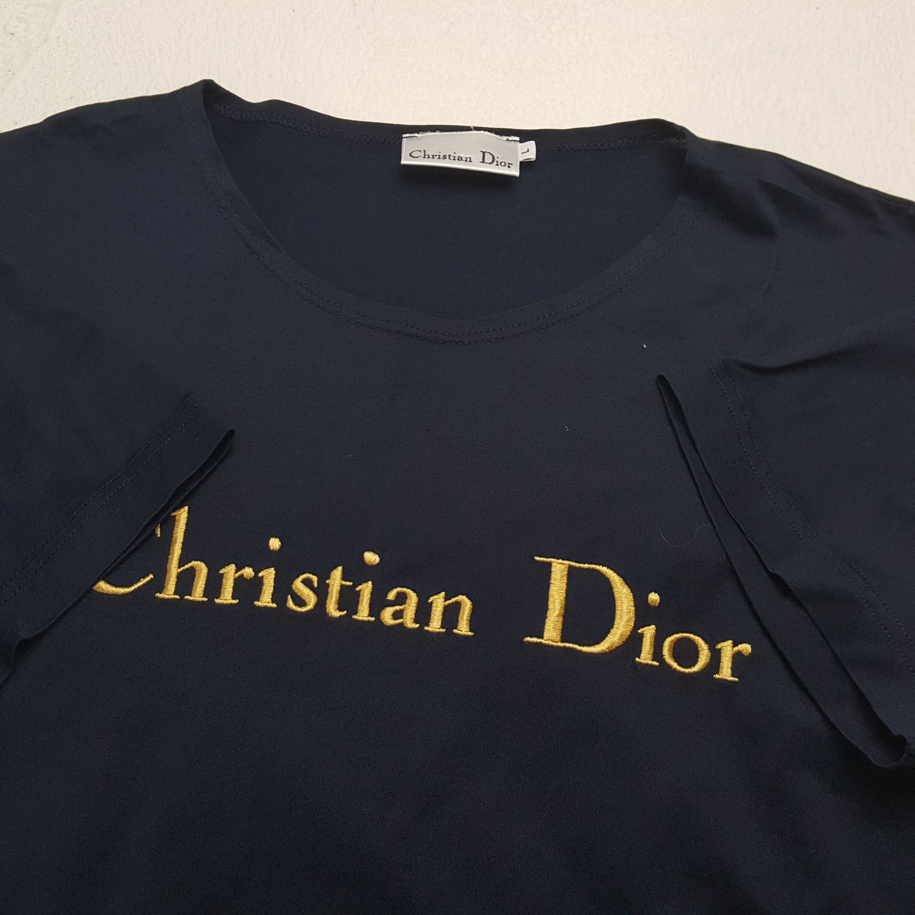 Christian Dior Monsieur × Vintage Vintage CHRISTIAN DIOR Luxury Fashion Brand T-Shirts Size US M / EU 48-50 / 2 - 5 Thumbnail