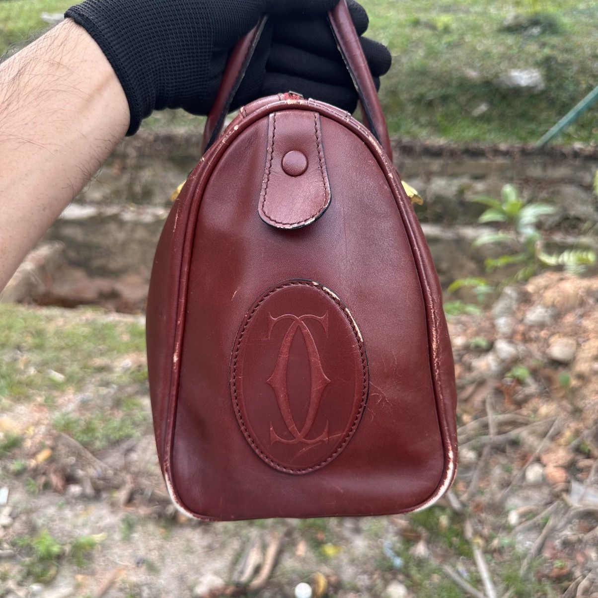 Cartier Cartier Les Must de Cartier Vintage Leather Handbag | AS IS Size ONE SIZE - 10 Thumbnail