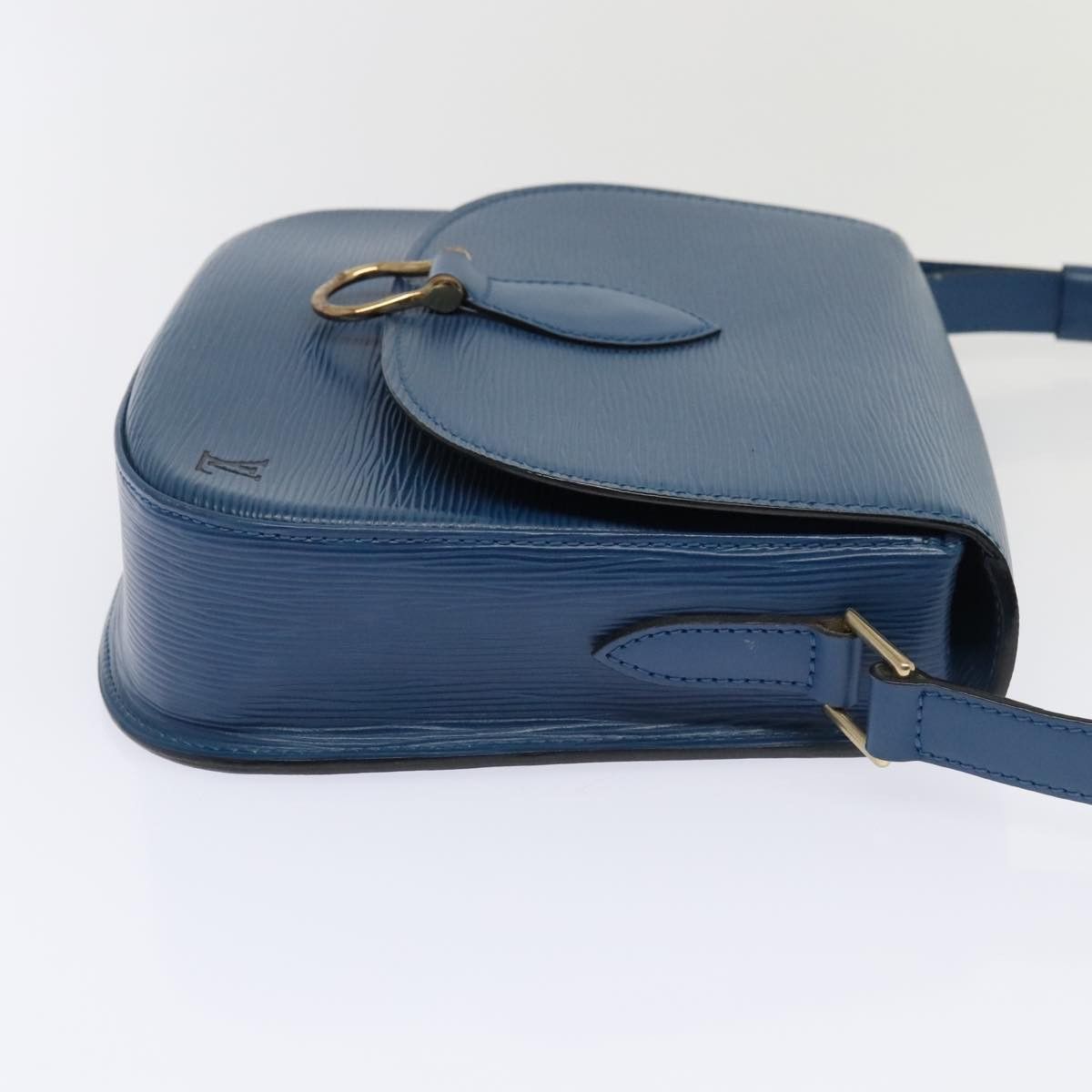 Louis Vuitton LOUIS VUITTON Epi Saint Cloud GM Shoulder Bag Toledo Blue Size ONE SIZE - 3 Thumbnail