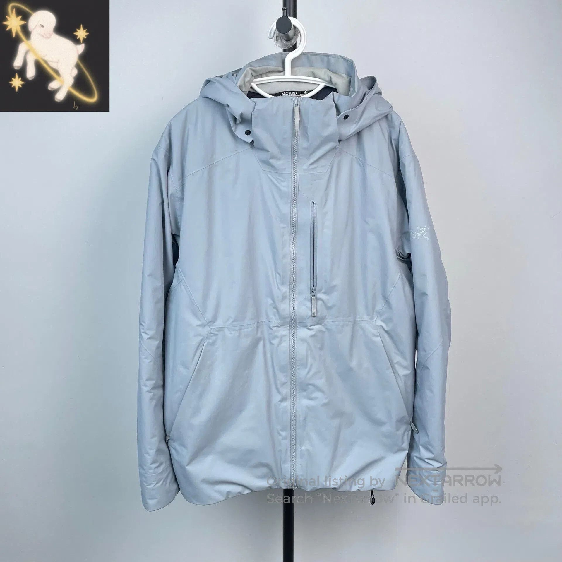 Arc'teryx Arc'teryx Navy blue waterproof hardshell warm cotton coat| Size US L / EU 52-54 / 3 - 1 Thumbnail