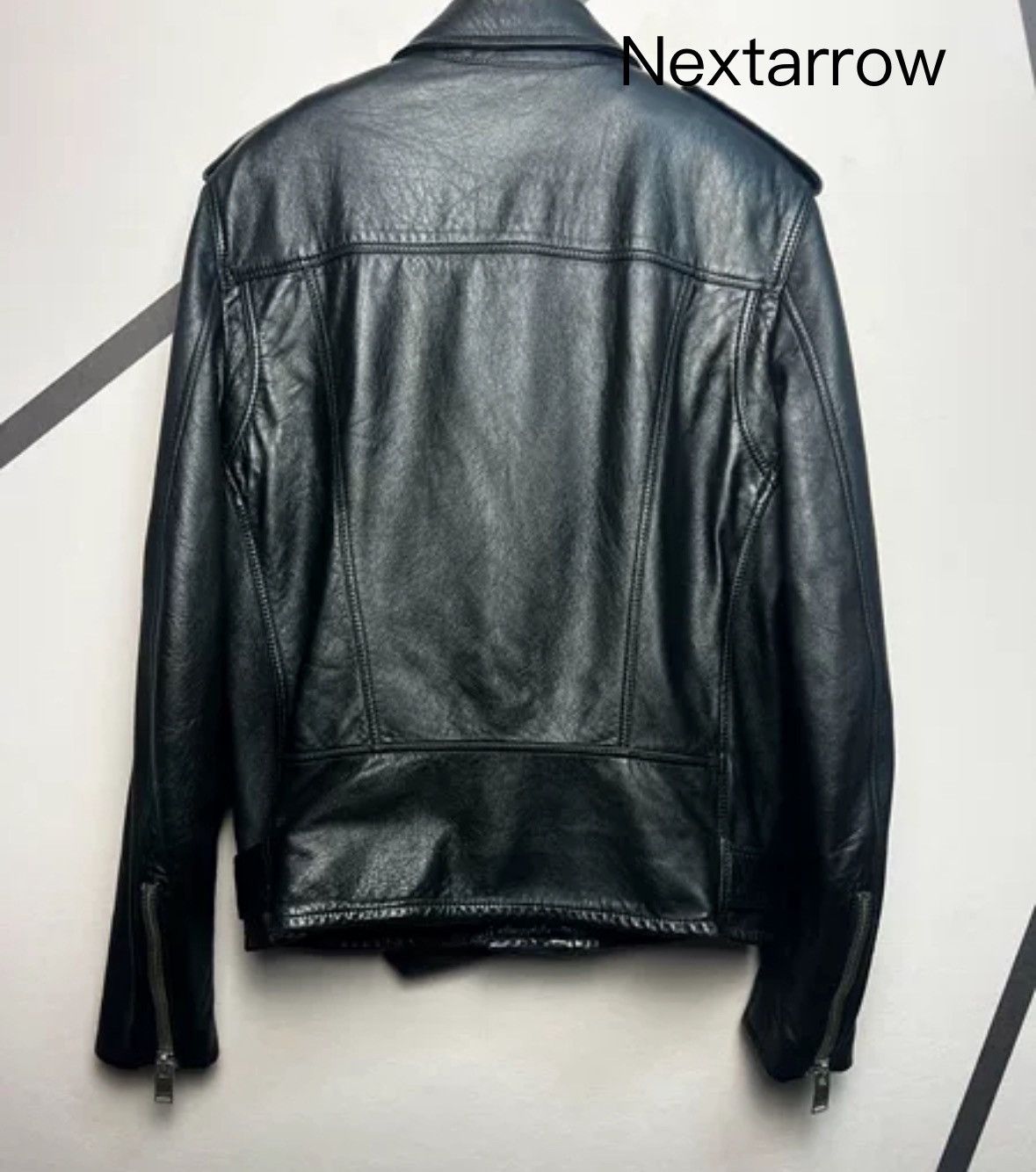 Saint Laurent Paris × Yves Saint Laurent Saint Laurent SLP Authentic 16 Motorcycle Leather Jacket Size US M / EU 48-50 / 2 - 2 Thumbnail