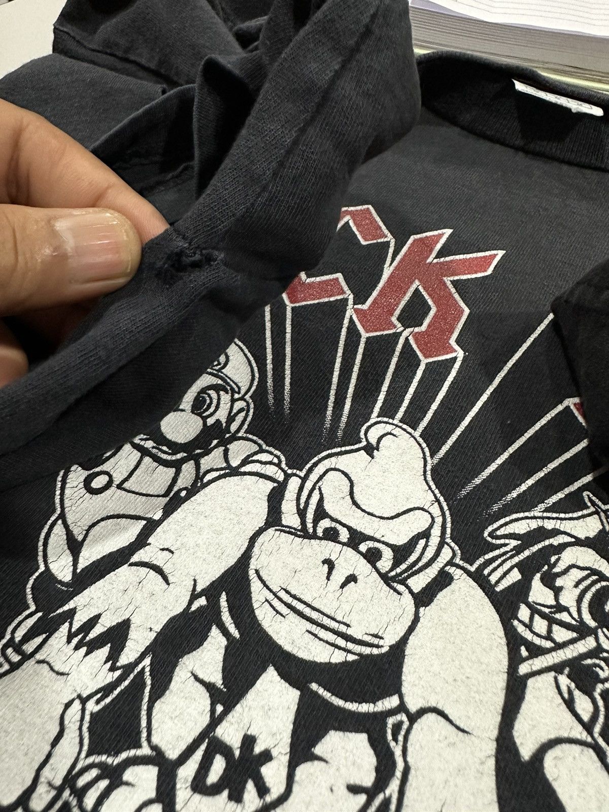 Nintendo × Optic Gaming × Vintage Vintage Nintendo Rock The Classics Faded Tee Size US M / EU 48-50 / 2 - 8 Thumbnail