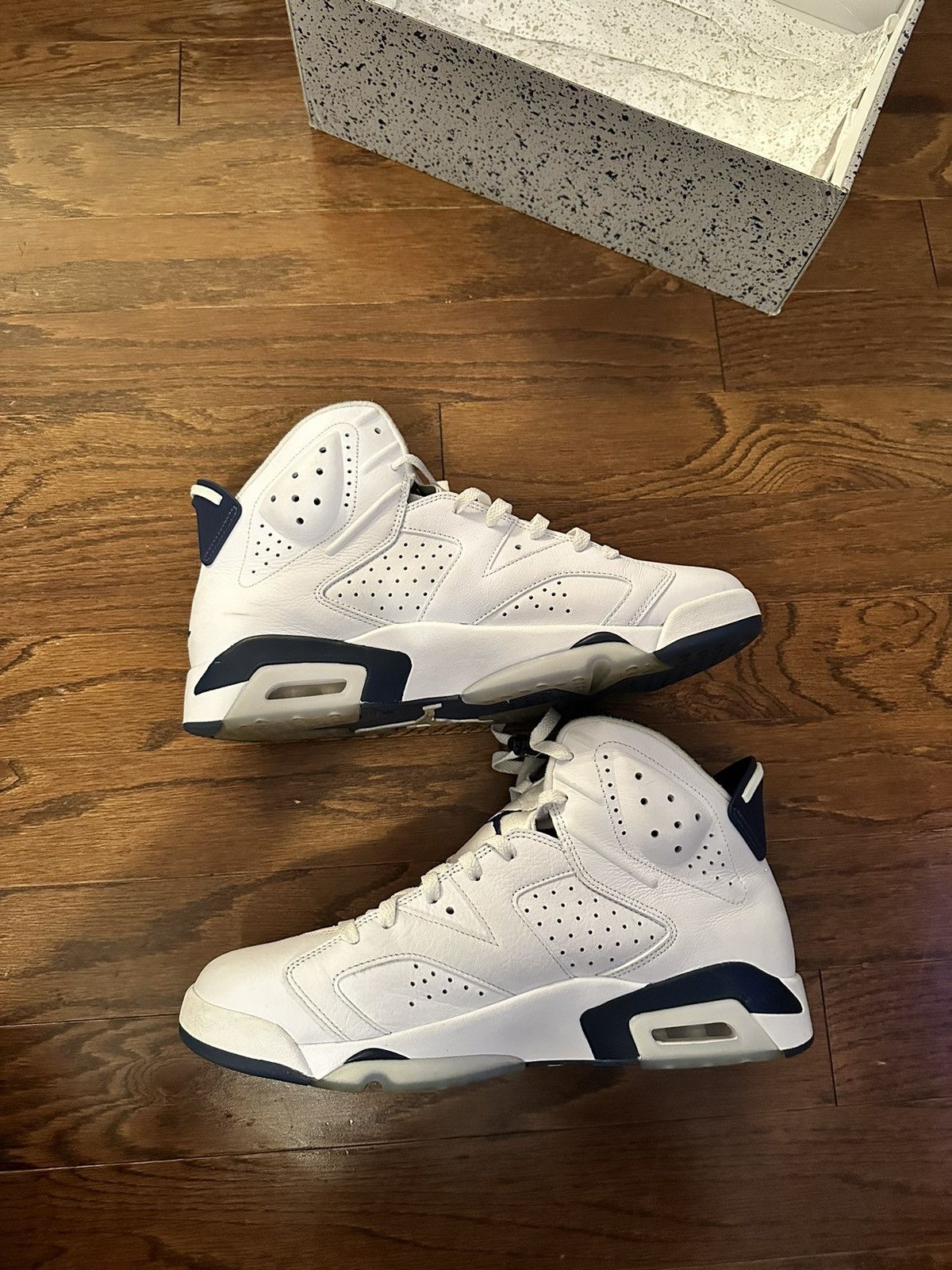 Jordan Brand Air Jordan 6 Midnight Navy Size US 13 / EU 46 - 4 Thumbnail