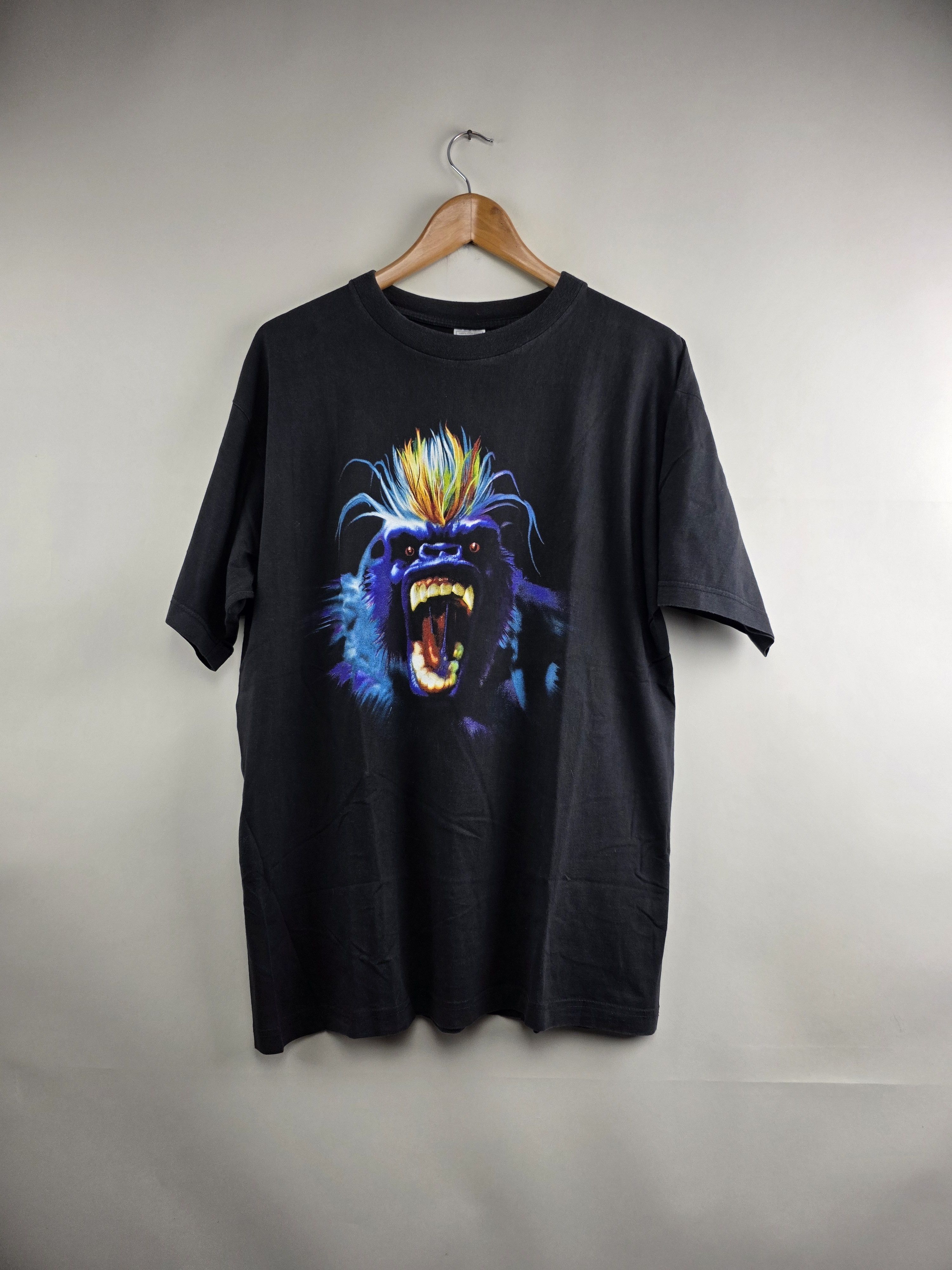 Anime × Vintage 90s Primal Rage Video Game promo tee XL 23" 29.5" Size US XL / EU 56 / 4 - 1 Thumbnail