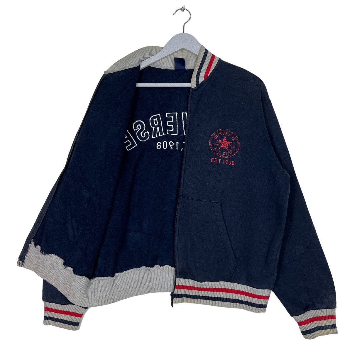 Japanese Brand 🔥 VINTAGE CONVERSE ALL STAR SWEATER Size US M / EU 48-50 / 2 - 9 Thumbnail