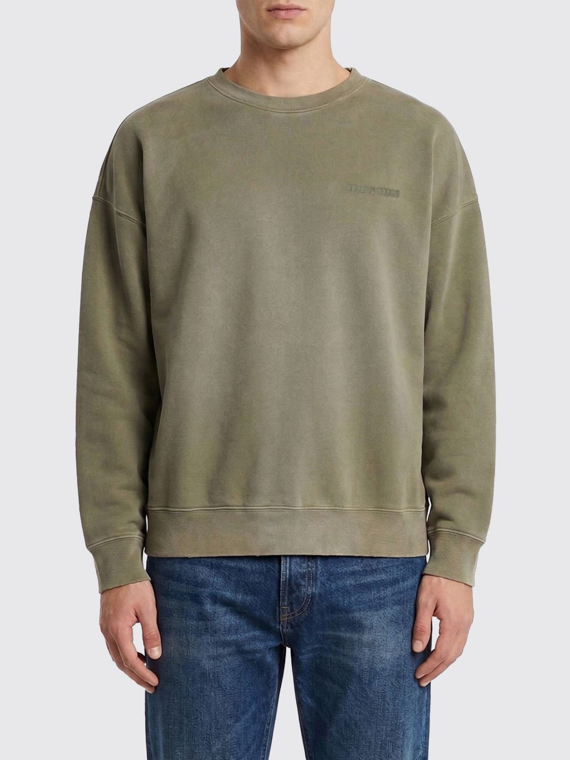 Golden Goose Golden Goose Sweatshirt Men Beige Size US M / EU 48-50 / 2 - 1 Thumbnail