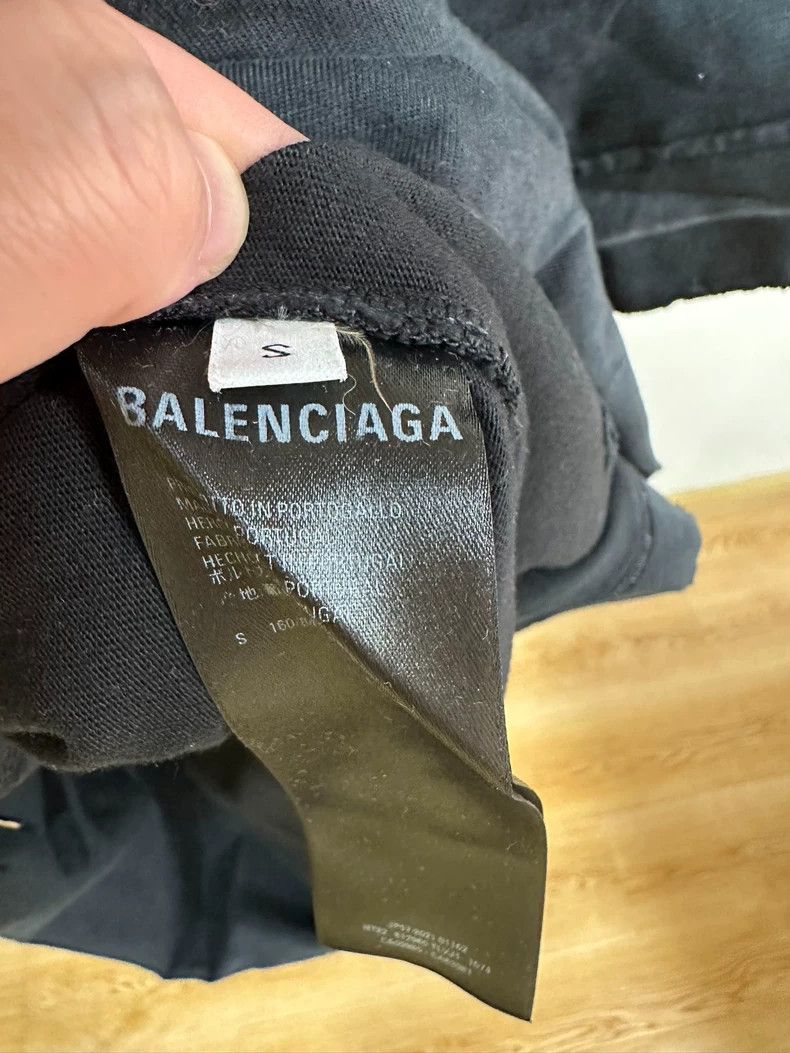 Balenciaga Balenciaga Black double B printed logo short sleeves Size US S / EU 44-46 / 1 - 6 Thumbnail