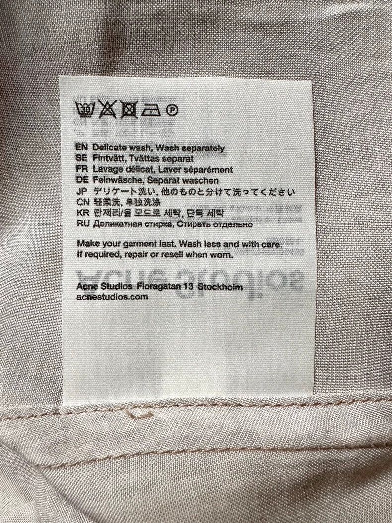 Acne Studios acne studios Casual loose long-sleeved shirt 2506-Nextarrow Size US M / EU 48-50 / 2 - 5 Thumbnail