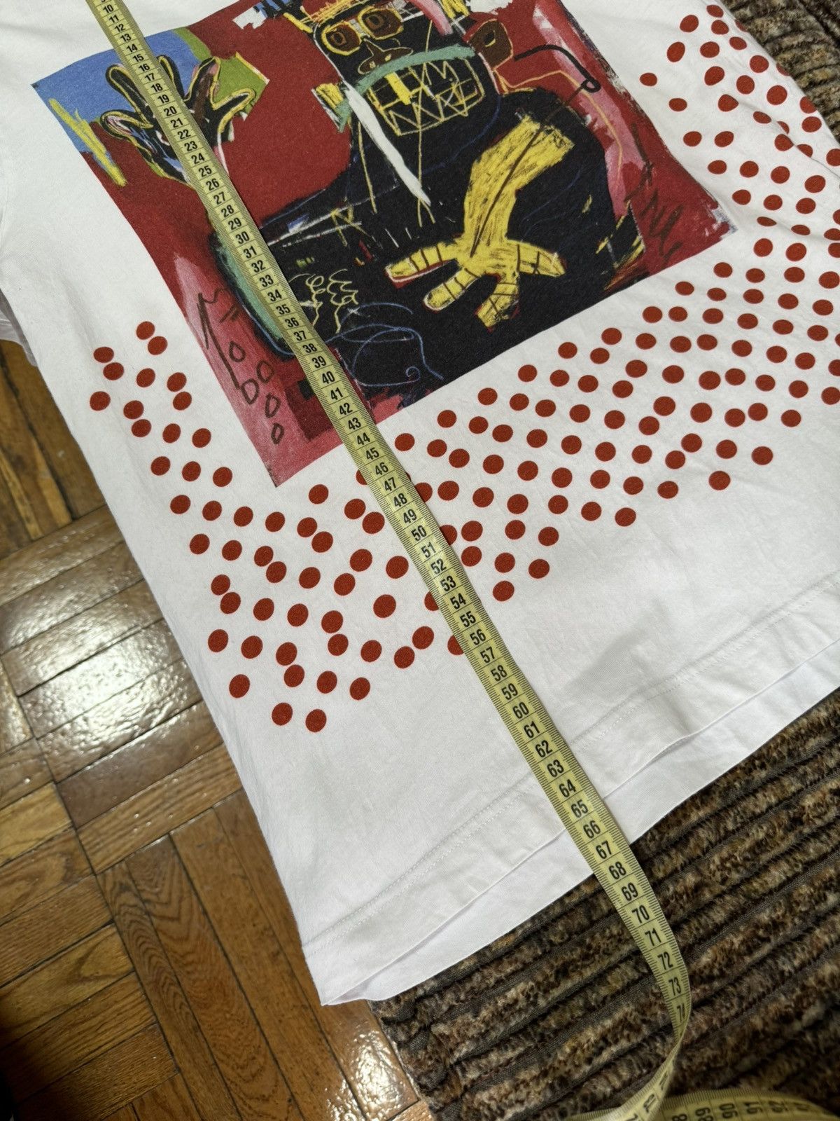 Comme des Garcons Comme des Garcons Jean Michel Basquiat Printed Logo T Shirt Size US M / EU 48-50 / 2 - 12 Thumbnail