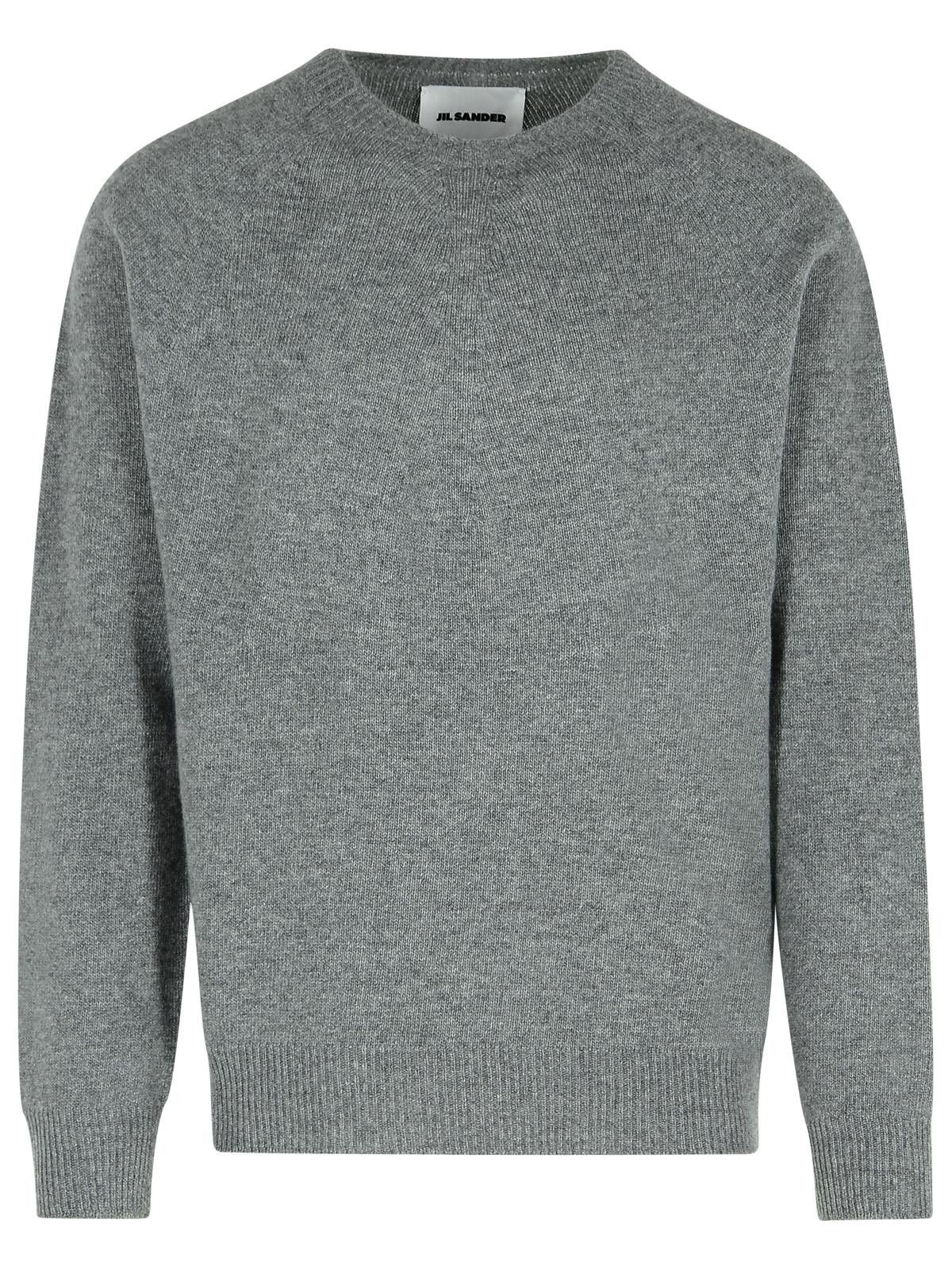 Jil Sander JIL SANDER Grey Virgin Wool Blend Sweater Size US L / EU 52-54 / 3 - 1 Thumbnail