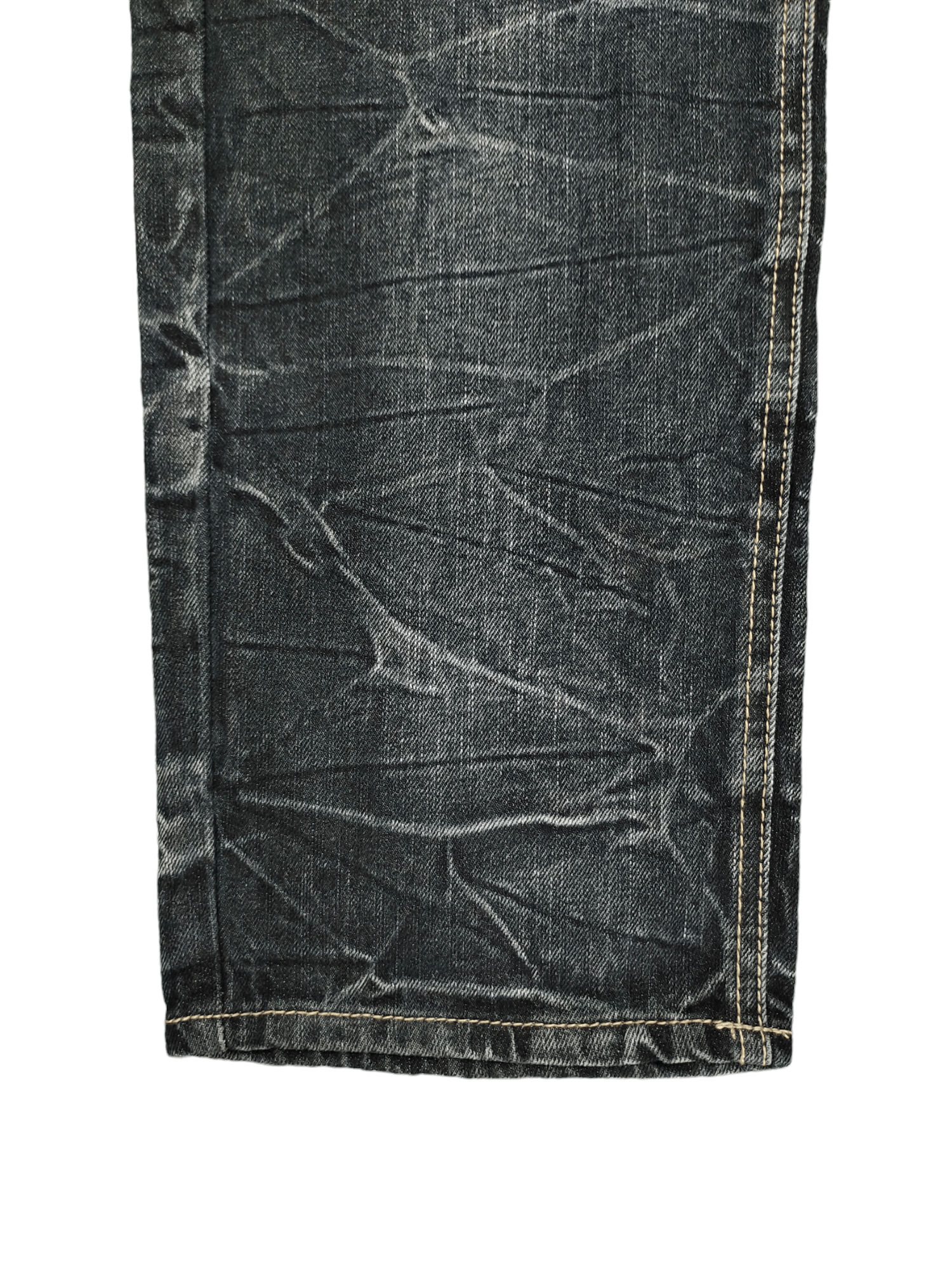 Kapital Copper Smith Embroidered Wings Faded Clawmark Jeans Regular Size US 35 - 14 Thumbnail