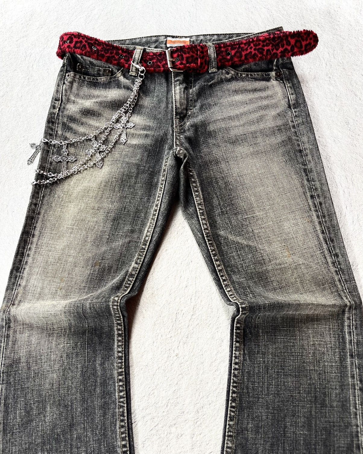Japanese Brand Sweet Camel Whisker Flare Jean Size 24" / US 00 / IT 34 - 2 Thumbnail