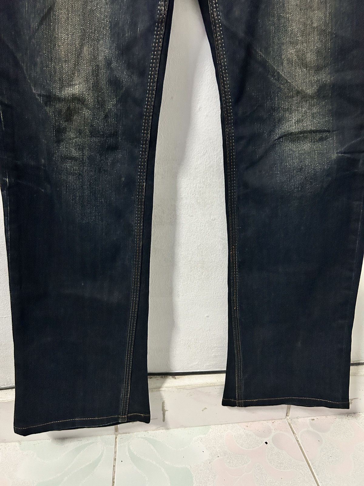 If Six Was Nine Hideways nicole club flared whiskered fade jeans japan punk Size US 32 / EU 48 - 3 Thumbnail