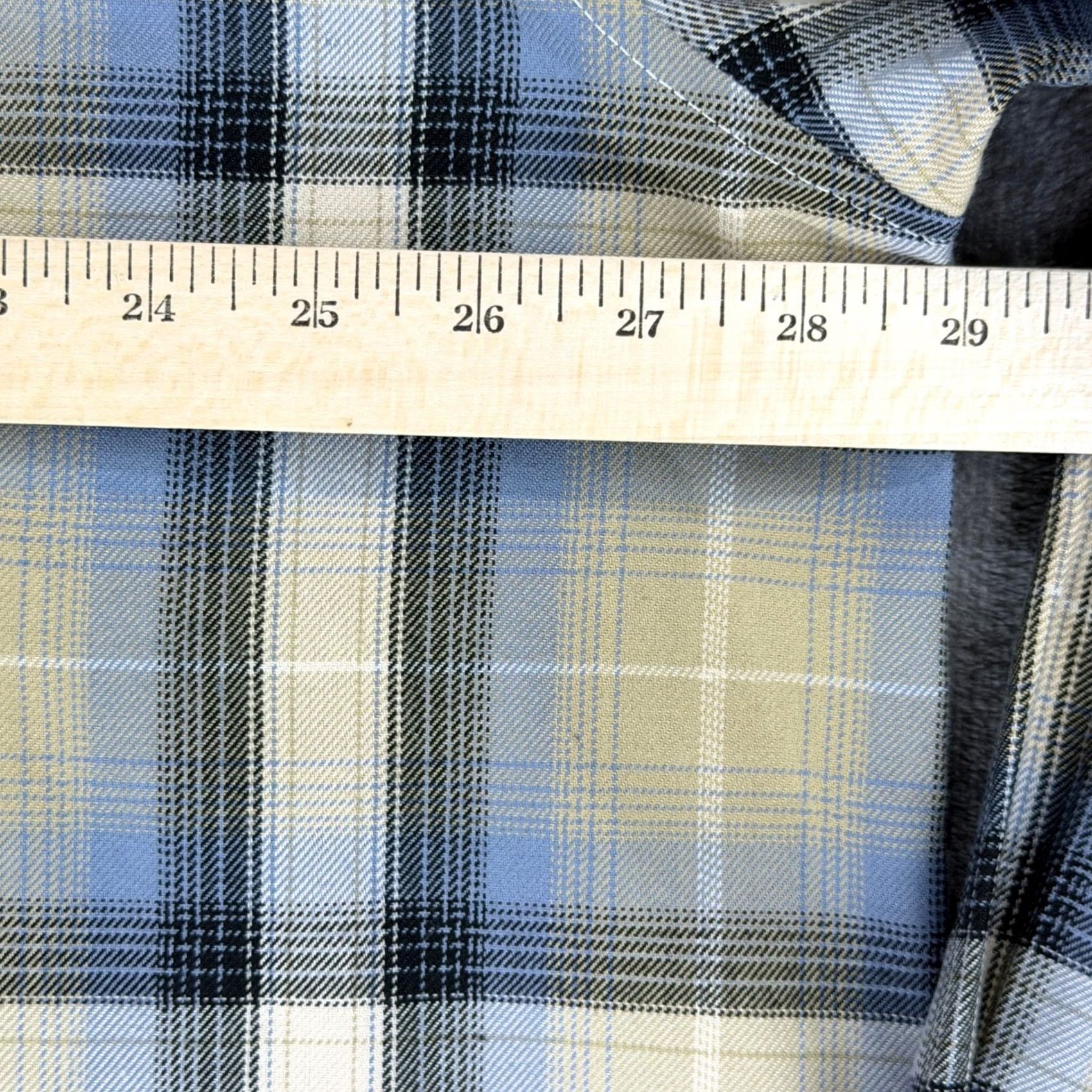 Vintage Dixxon Flannel Company Delmo Plaid Shirt Mens 3X Tan Blue Black D-Tech Button Up Shirt Size US XXL / EU 58 / 5 - 5 Thumbnail