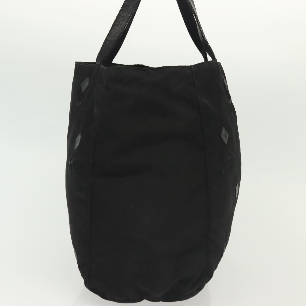 Prada PRADA Hand Bag Nylon Black Silver Size ONE SIZE - 5 Thumbnail