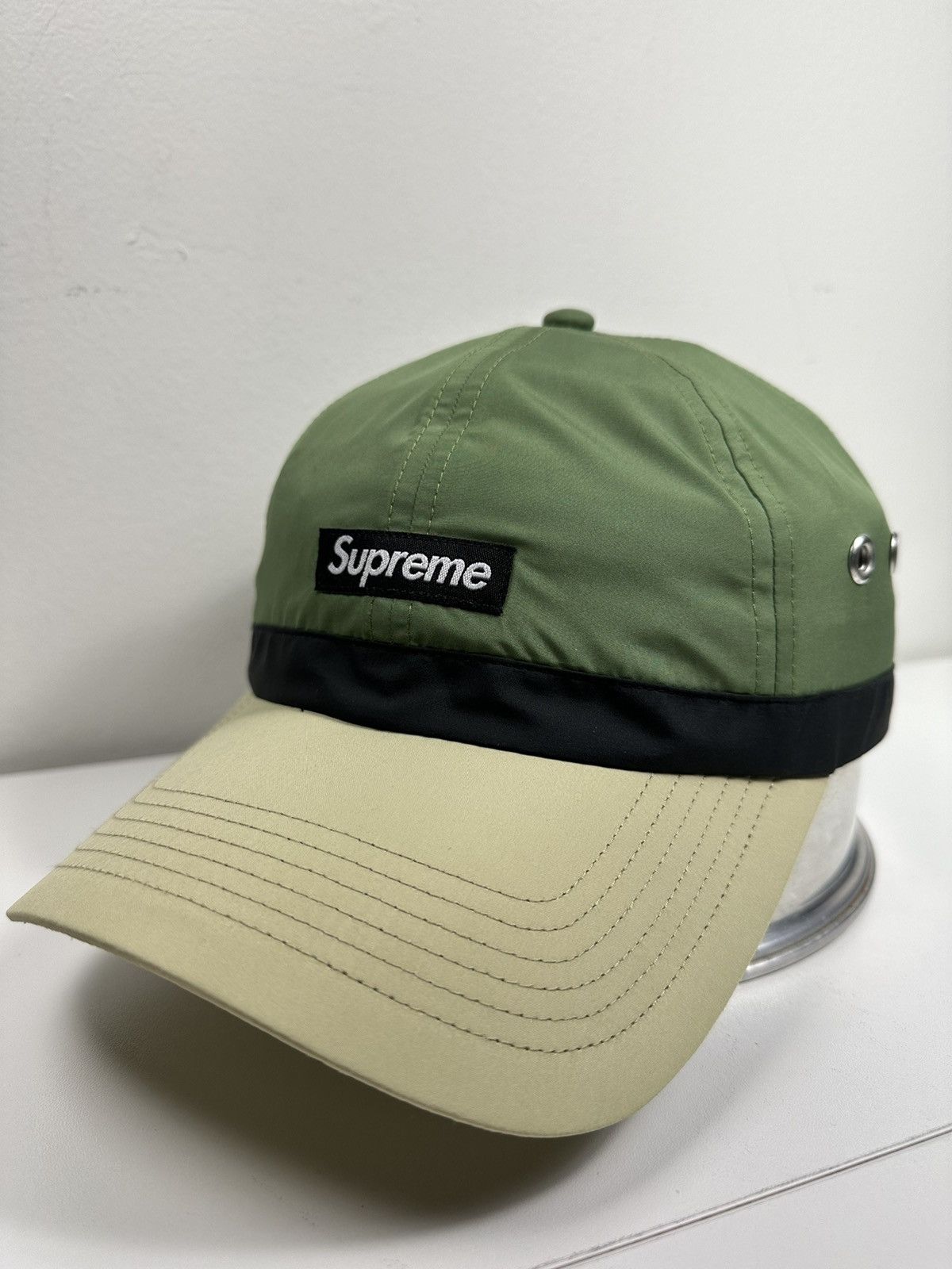 Supreme Supreme Crown Band Nylon 6-Panel Cap Hat Size ONE SIZE - 4 Thumbnail