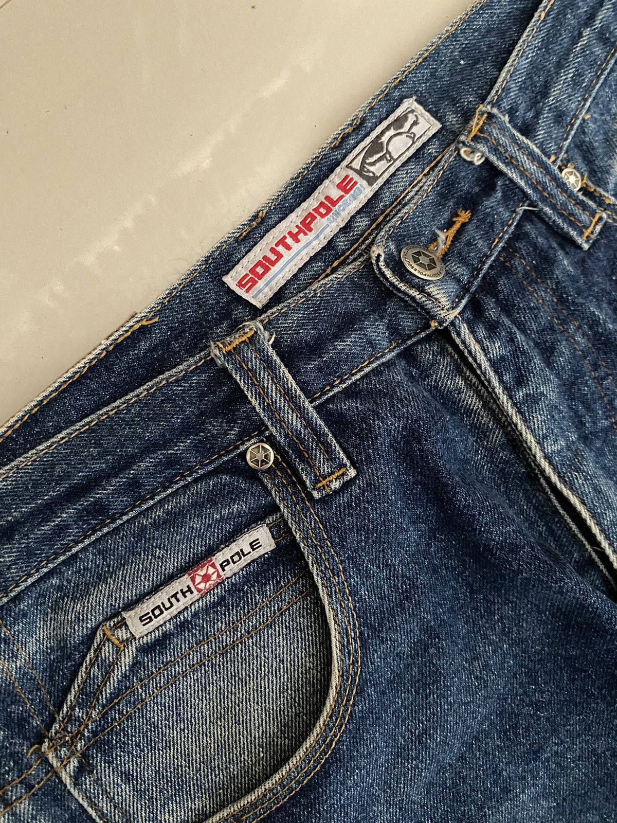 Southpole Y2K Southpole Carpenter Denim Baggy Wide Leg Jeans Size US 34 / EU 50 - 7 Thumbnail