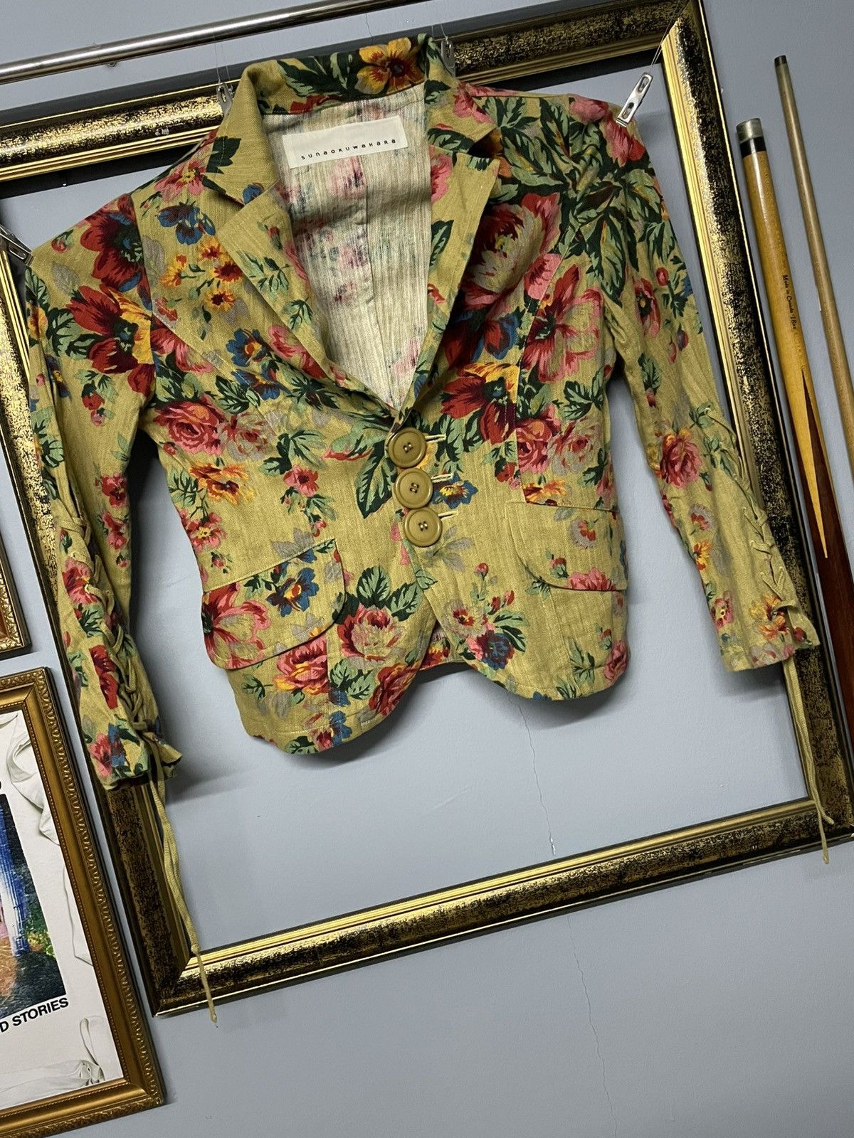 Vintage 90s Issey Miyake Sunaokuwahara Inspired Floral Vest