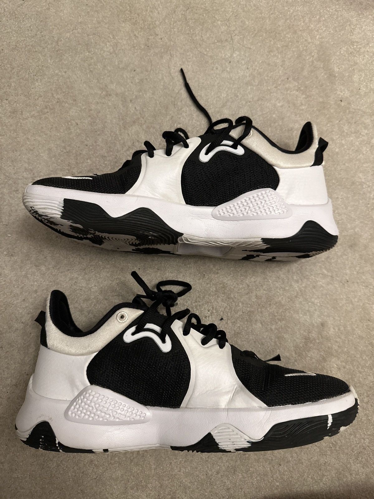 Nike Used PG 5 TB ‘Black White’ Size US 9.5 / EU 42-43 - 2 Thumbnail