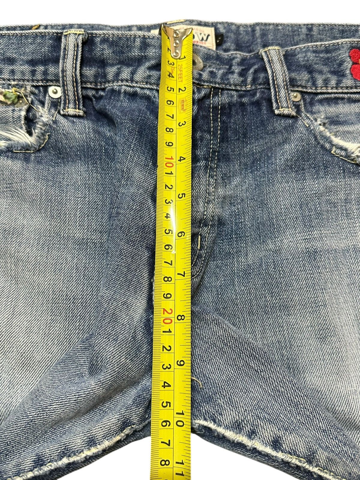 Other Vintage Japanese Brand Blue Faded Wash Style Jeans Size US 34 / EU 50 - 15 Thumbnail