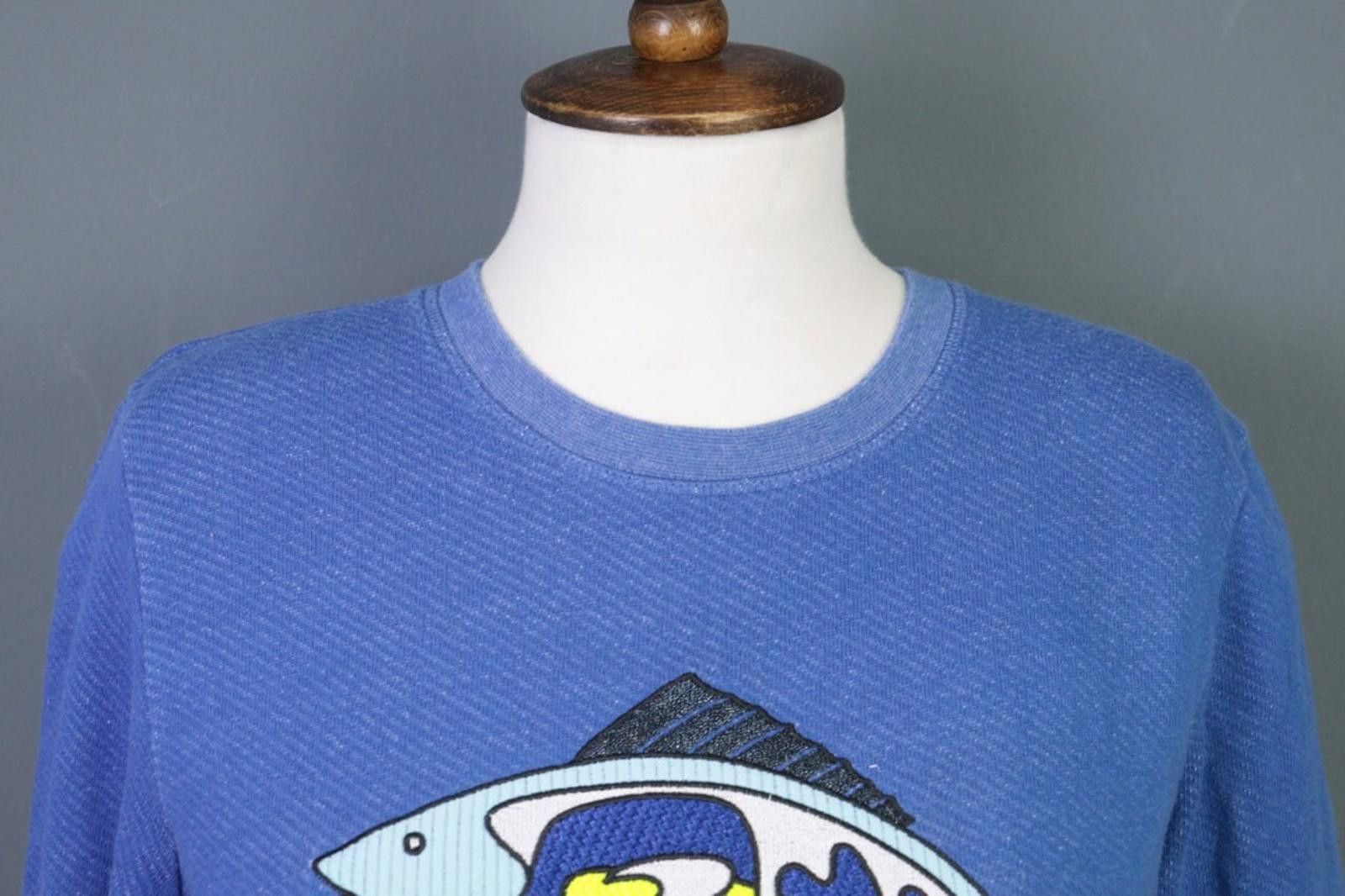 Kenzo Kenzo Paris Blue Animals Printed Sweater Sweatshirt Size L Size L / US 10 / IT 46 - 2 Thumbnail
