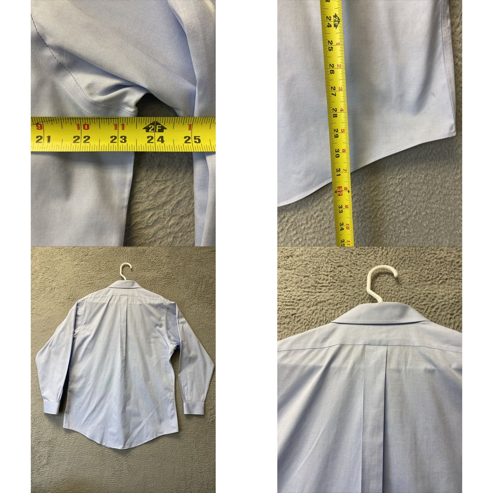Brooks Brothers Brooks Brothers Shirt Mens Large 16.5 Blue Long Sleeve Button Up 1818 34 /80-100 Button-Down Collar Top Cuff Barrel Cuff Size US L / EU 52-54 / 3 - 8 Thumbnail