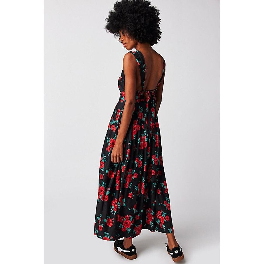 Free People New Free People Lovers Heart Midi Dress $168 MEDIUM Floral Size M / US 6-8 / IT 42-44 - 2 Thumbnail