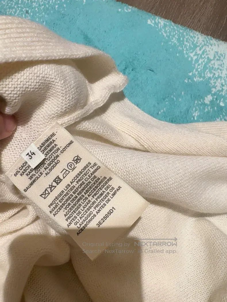 Hermes Hermes White cashmere dress Size XXS / US 00 / IT 34 - 4 Thumbnail