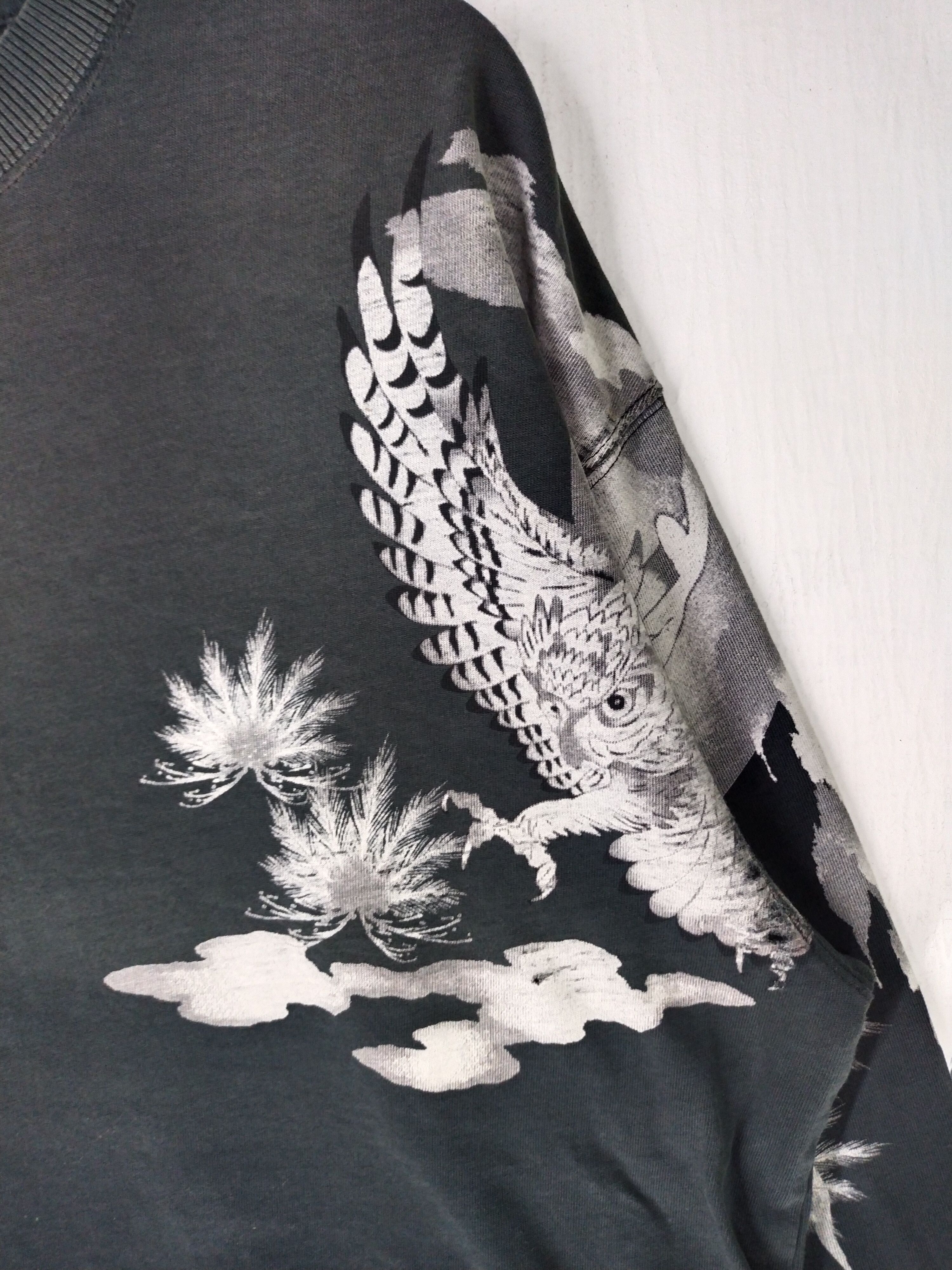 Vintage Vintage Sukajan Eagle Generation Kara Kuri Sweatshirt Size US L / EU 52-54 / 3 - 5 Thumbnail